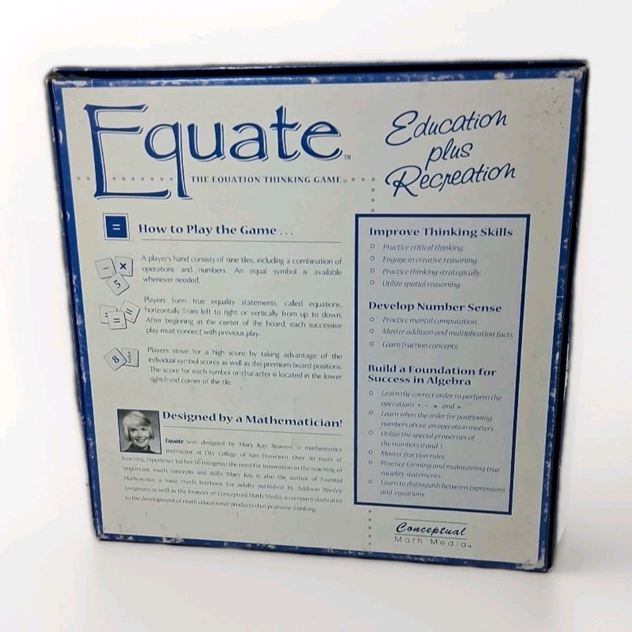 Equate The Equation Thinking Math Board Game Educational For REPLACEMENT PARTS