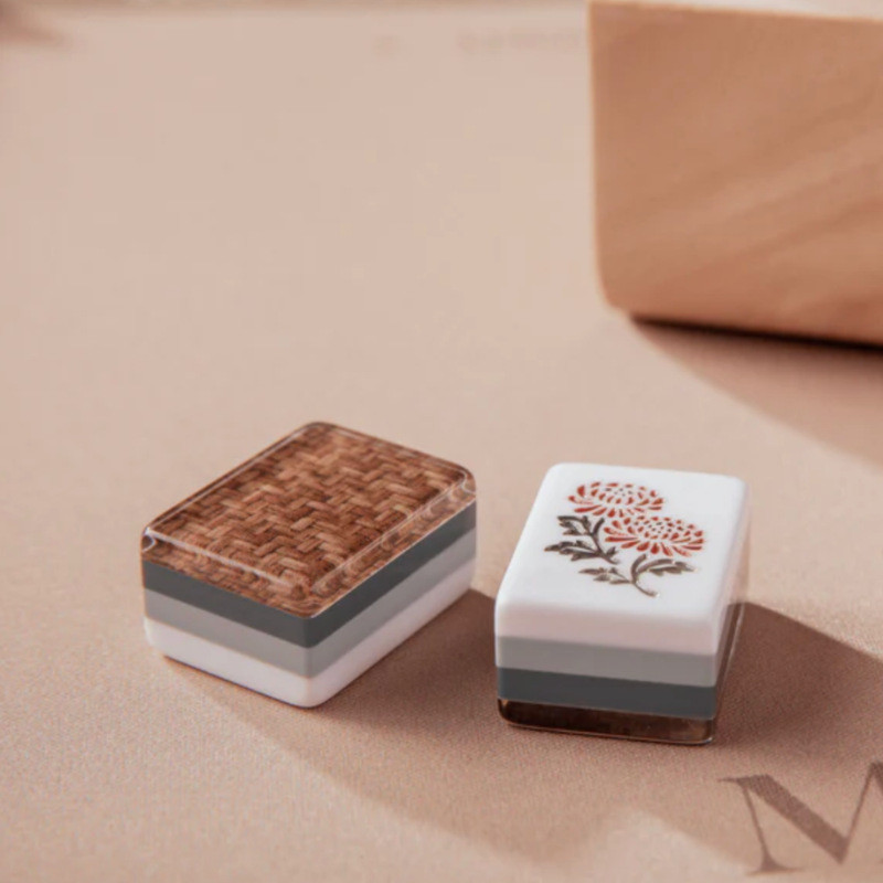 160 American Mahjong Tiles 4-Layer Acrylic Dense Weave Pattern Engraved Set/
