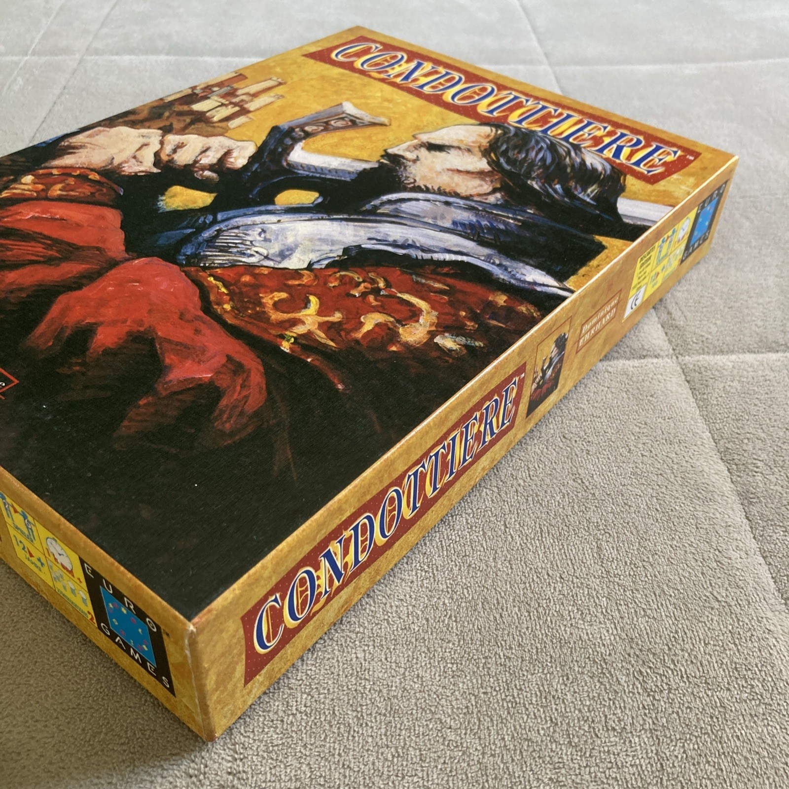 Condottiere Board Game COMPLETE IN BOX Eurogames Descartes Multilingual Edition