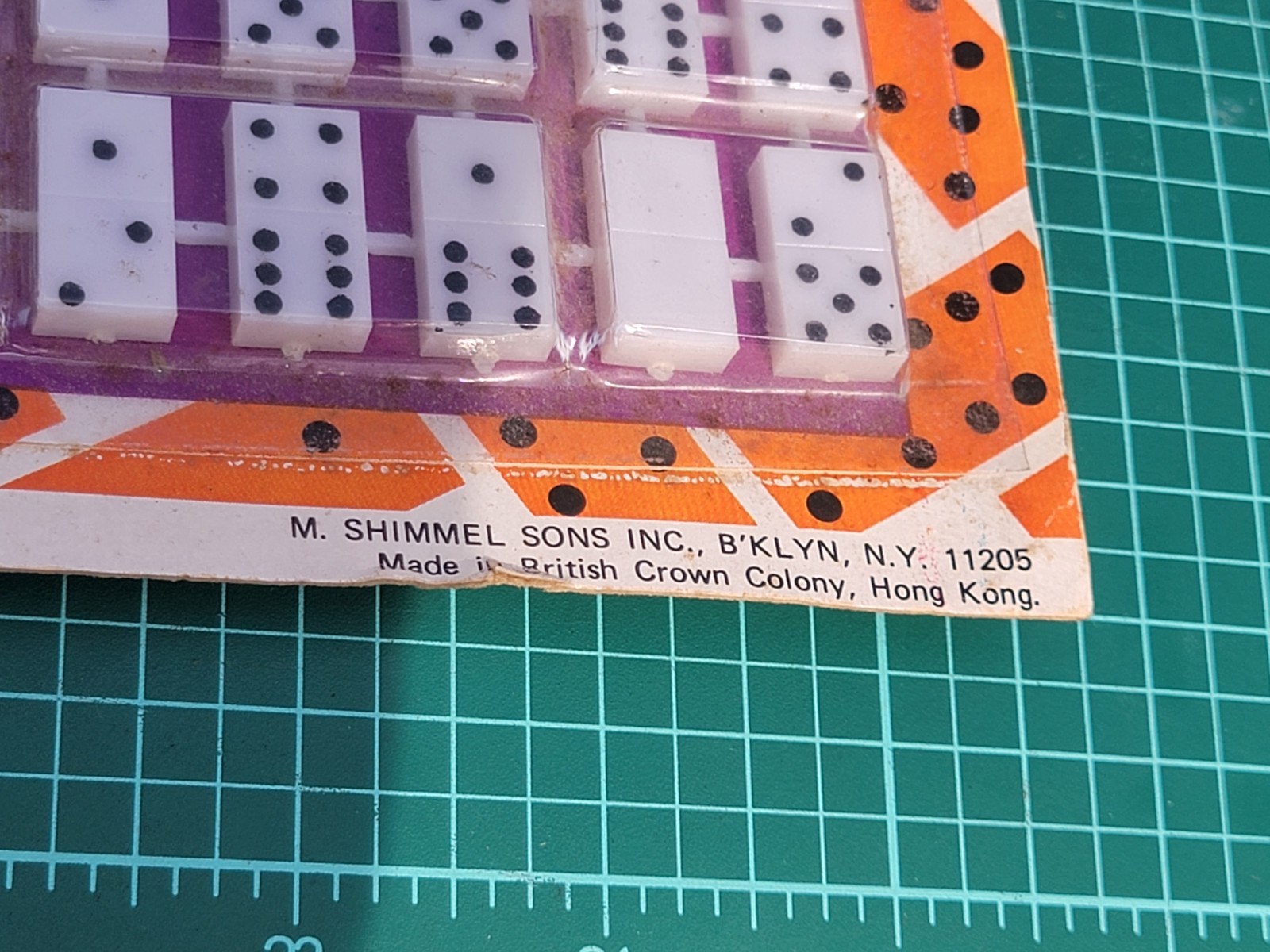 Vtg Travel Dominoes Set No. 516 British Hong Kong Margie & Pete Toys