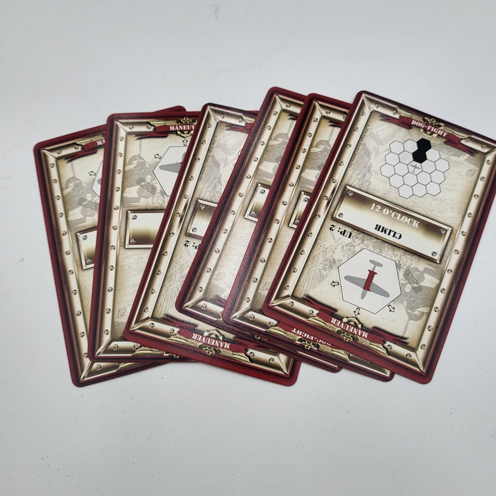 Sortie Bookshelf Edition WWII Aerial Dogfighting Game Front Porch Wooden Case