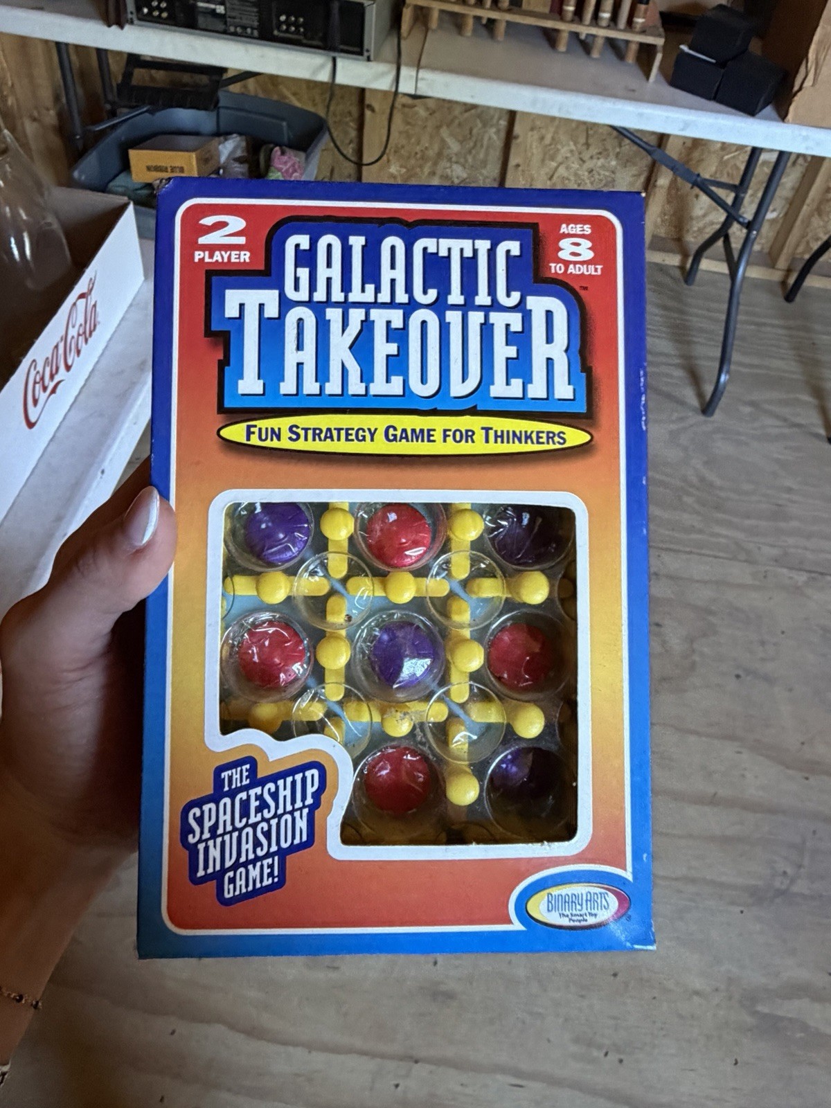 Binary Arts Galactic Takeover Strategy Game, 2 Players, Ages 8+