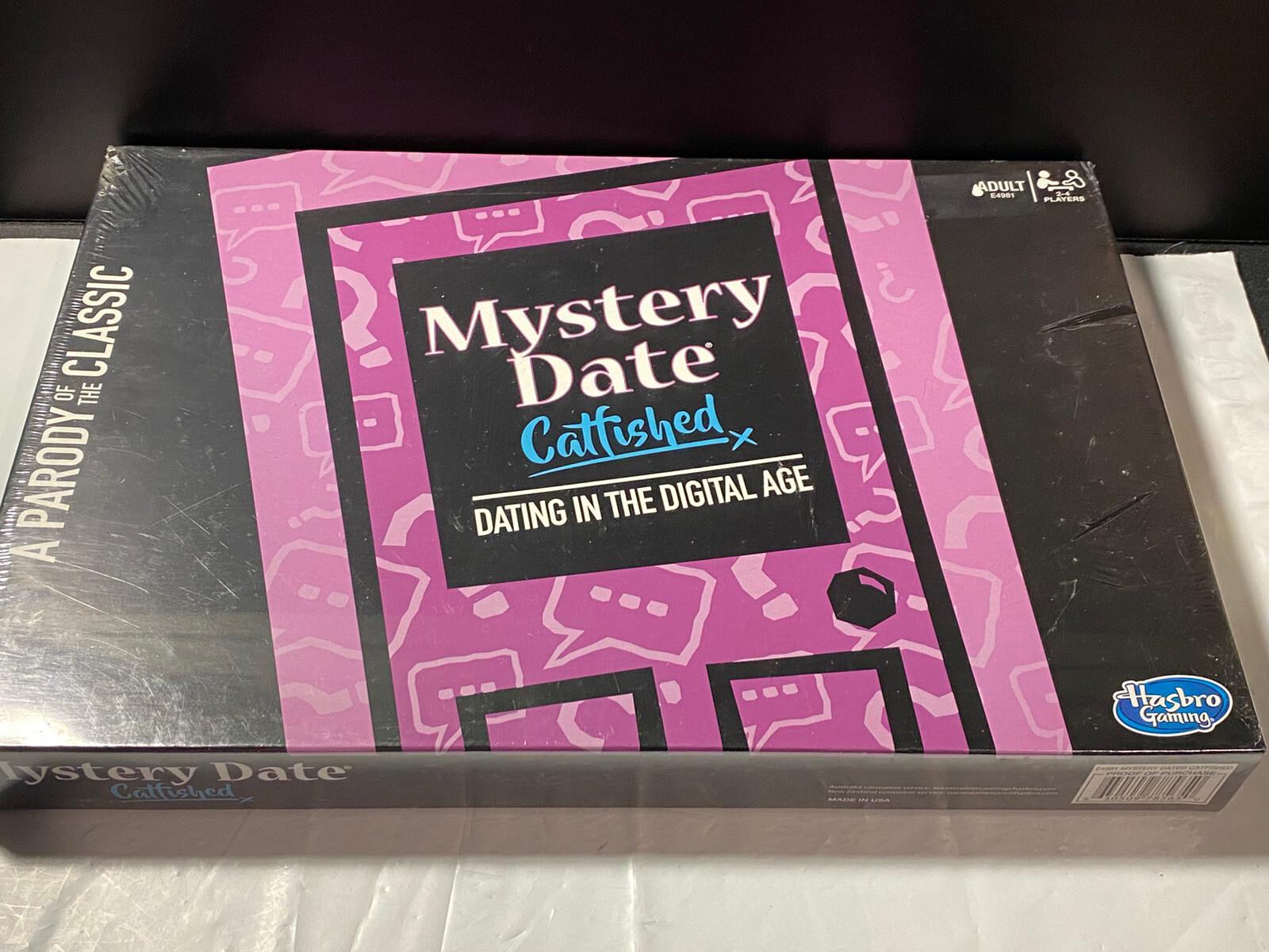 Hasbro Mystery Date Catfished Board Game for Adults Parody NEW