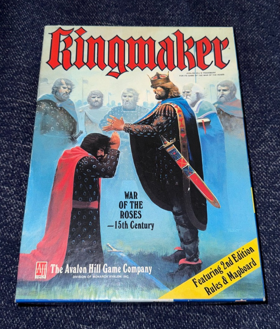 Complete Kingmaker Board Game Avalon Hill 2nd Edition War of the Roses Variants