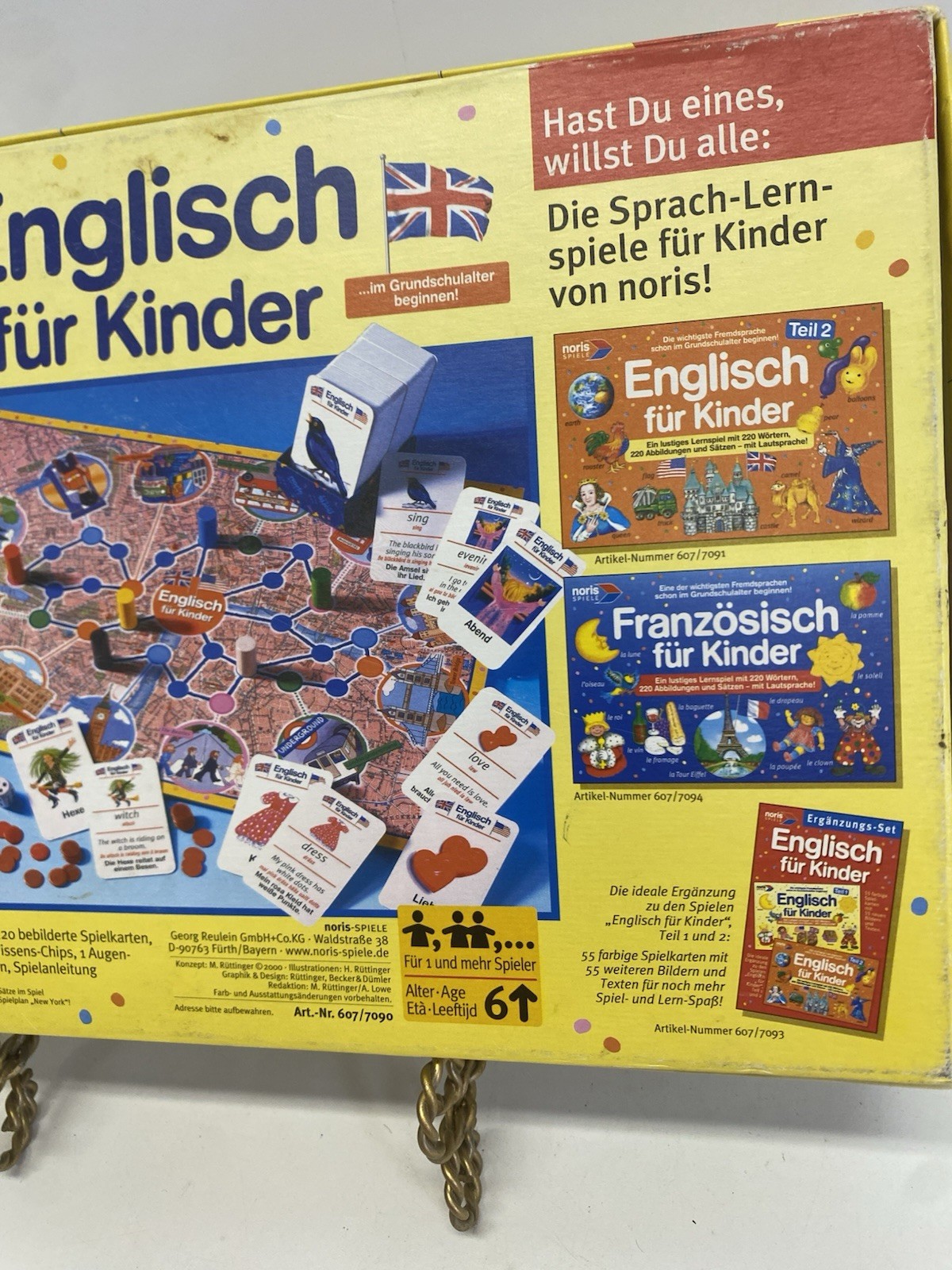 Noris Spiele Englisch fur Kinder German to English Game (New)