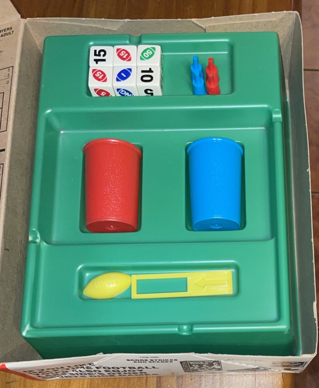 Vintage Half-Time Football Game – 8294 Complete – Lakside – Sports Dice in box