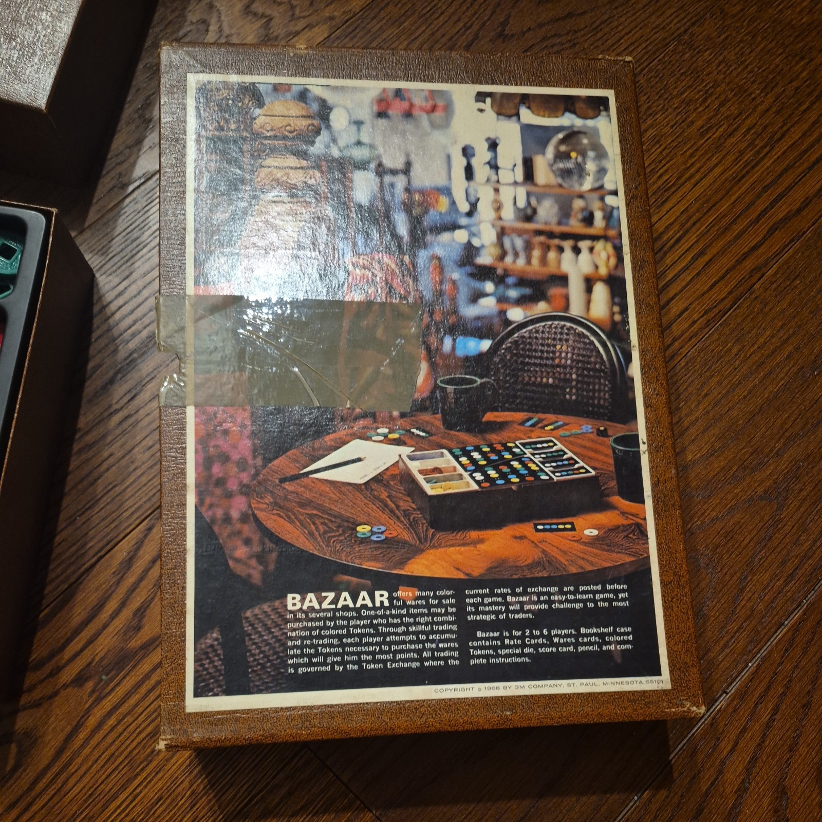 Vintage Rare Bazaar The Trading Game 1967 3M Bookshelf Game 100% LOOK!