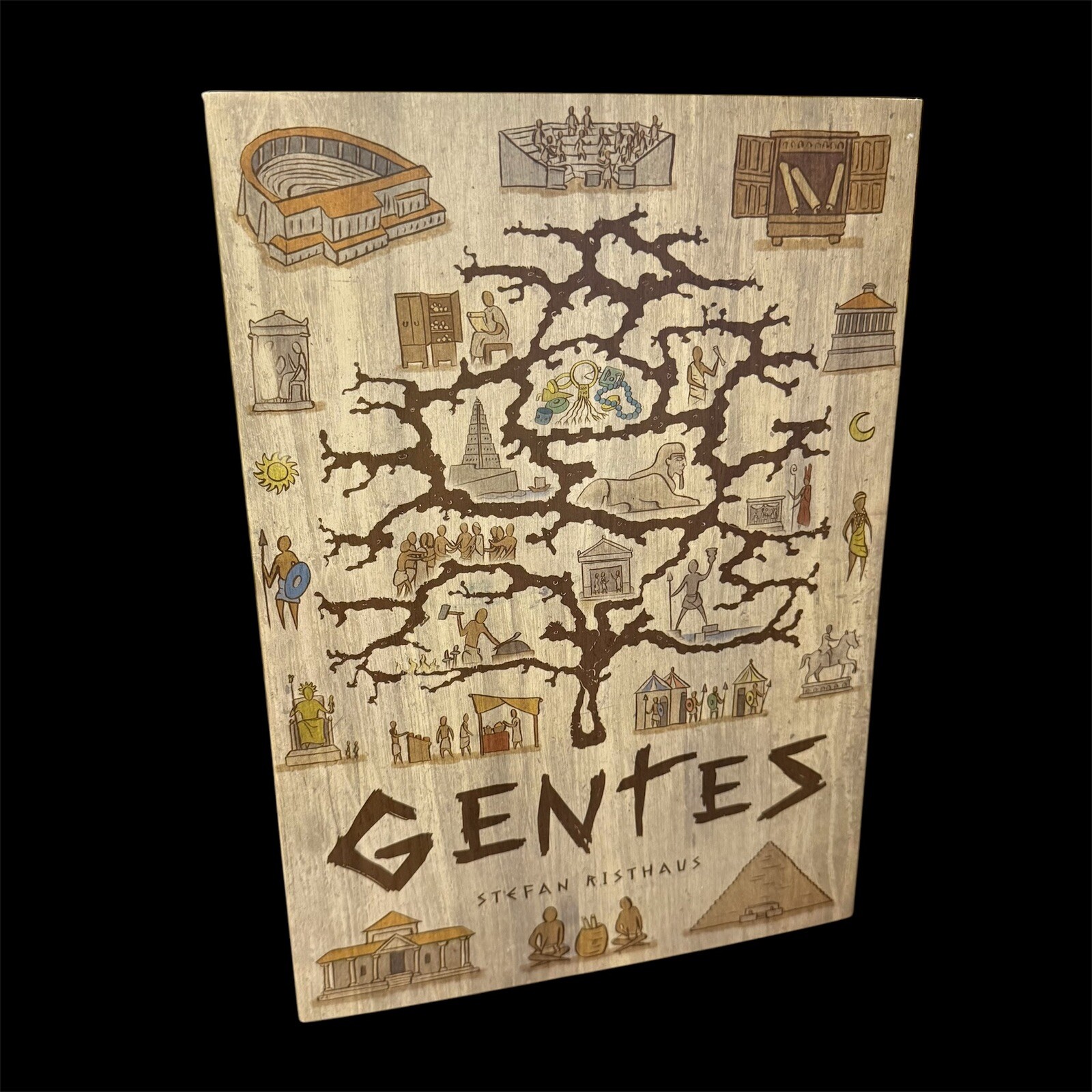 Gentes Board Game Deluxified Edition w/ New Cities Expansion Tasty Minstral