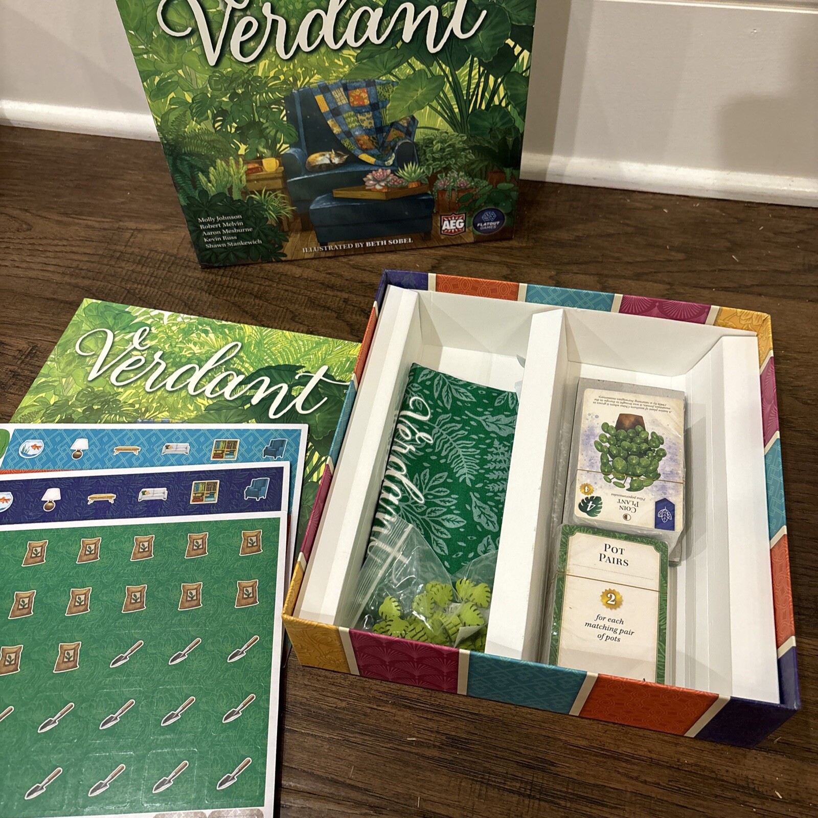 AEG Boardgame Verdant Box SW – Missing Large Verdant Tokens