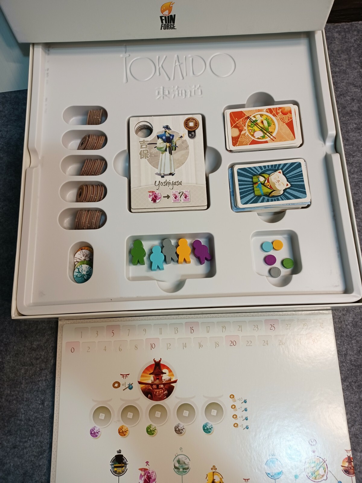 TOKAIDO Board Game – 2012 Fun Forge Games – COMPLETE