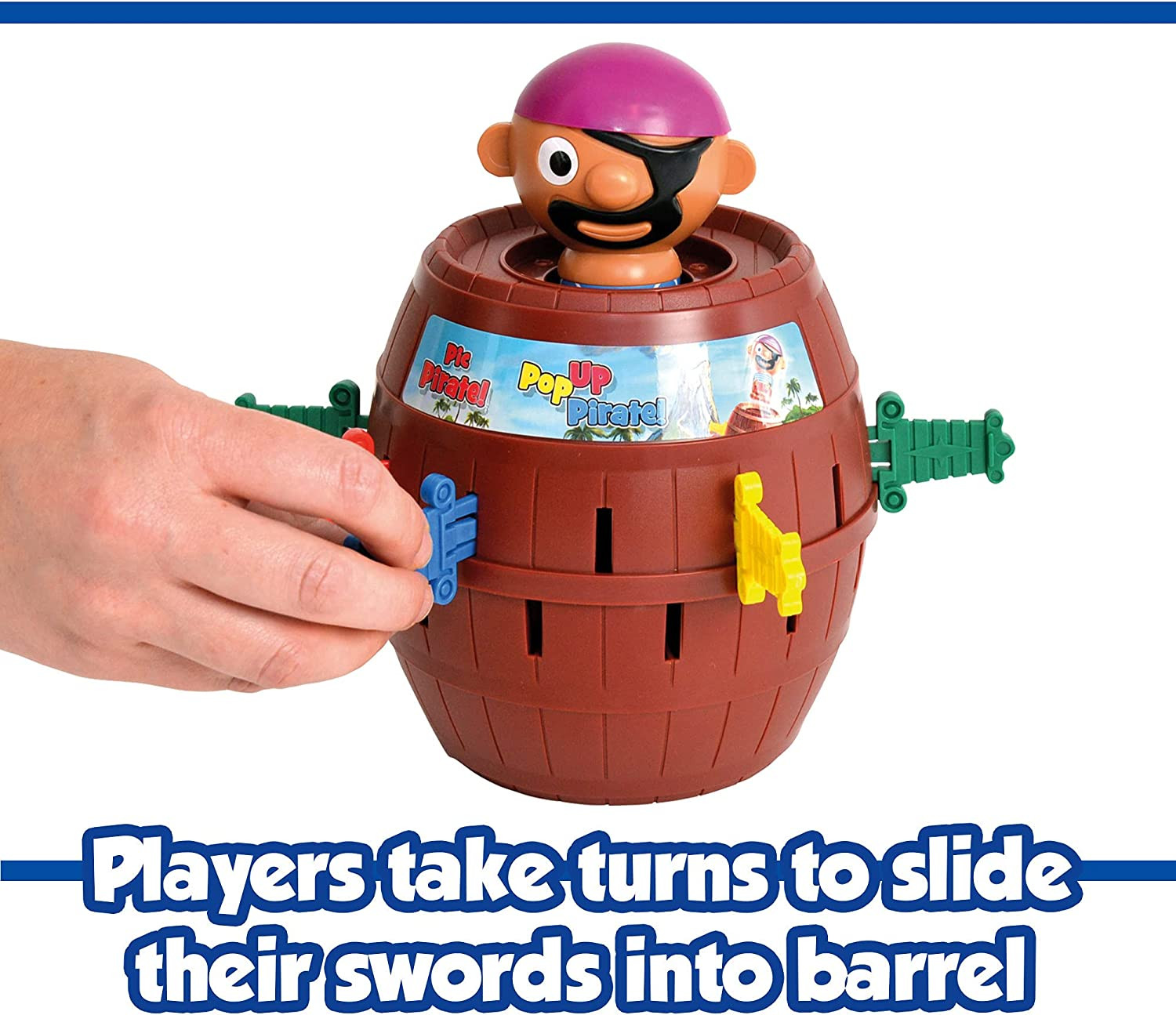 TOMY Pop-Up Pirate Board Game – Fun Family Game Night Activity for Kids Ages 4+