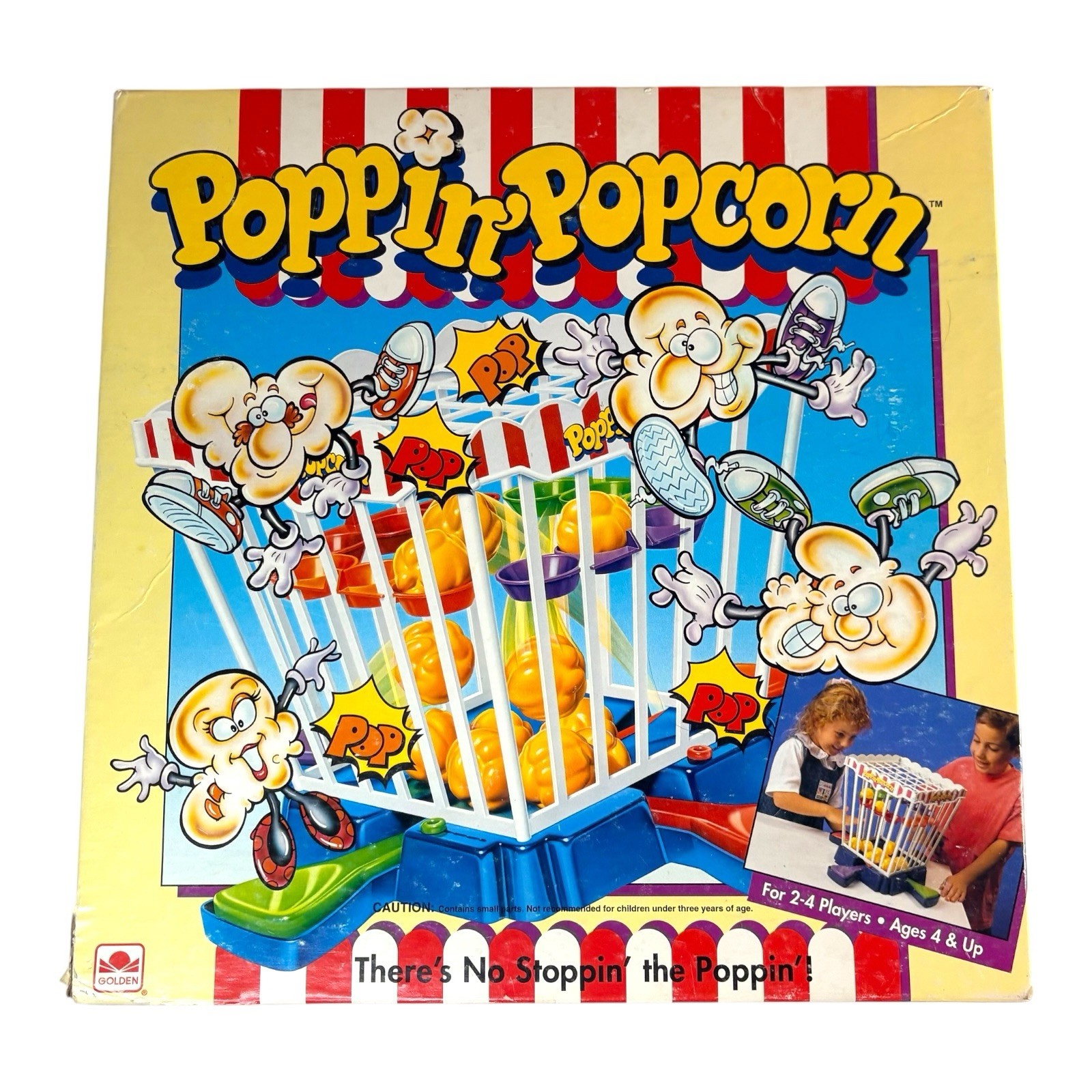 RARE “Poppin’ Popcorn” Game 1993 Vintage Golden Children Family Circus 90s HTF