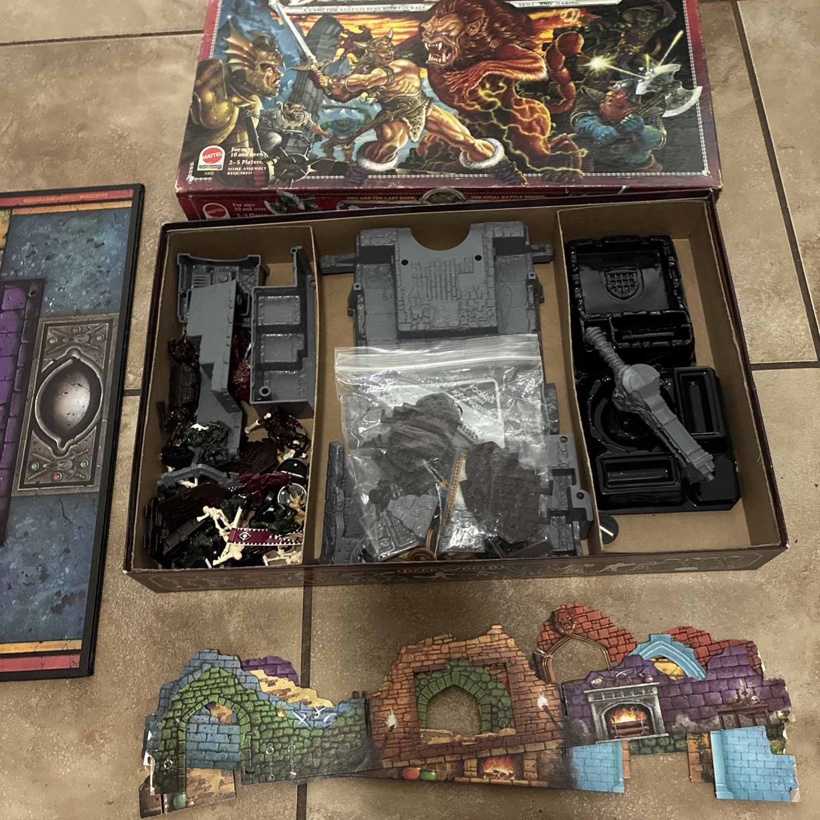 Dark World Board Game Fantasy RPG 1992 2002 Vintage Mattel 100% Believe Complete