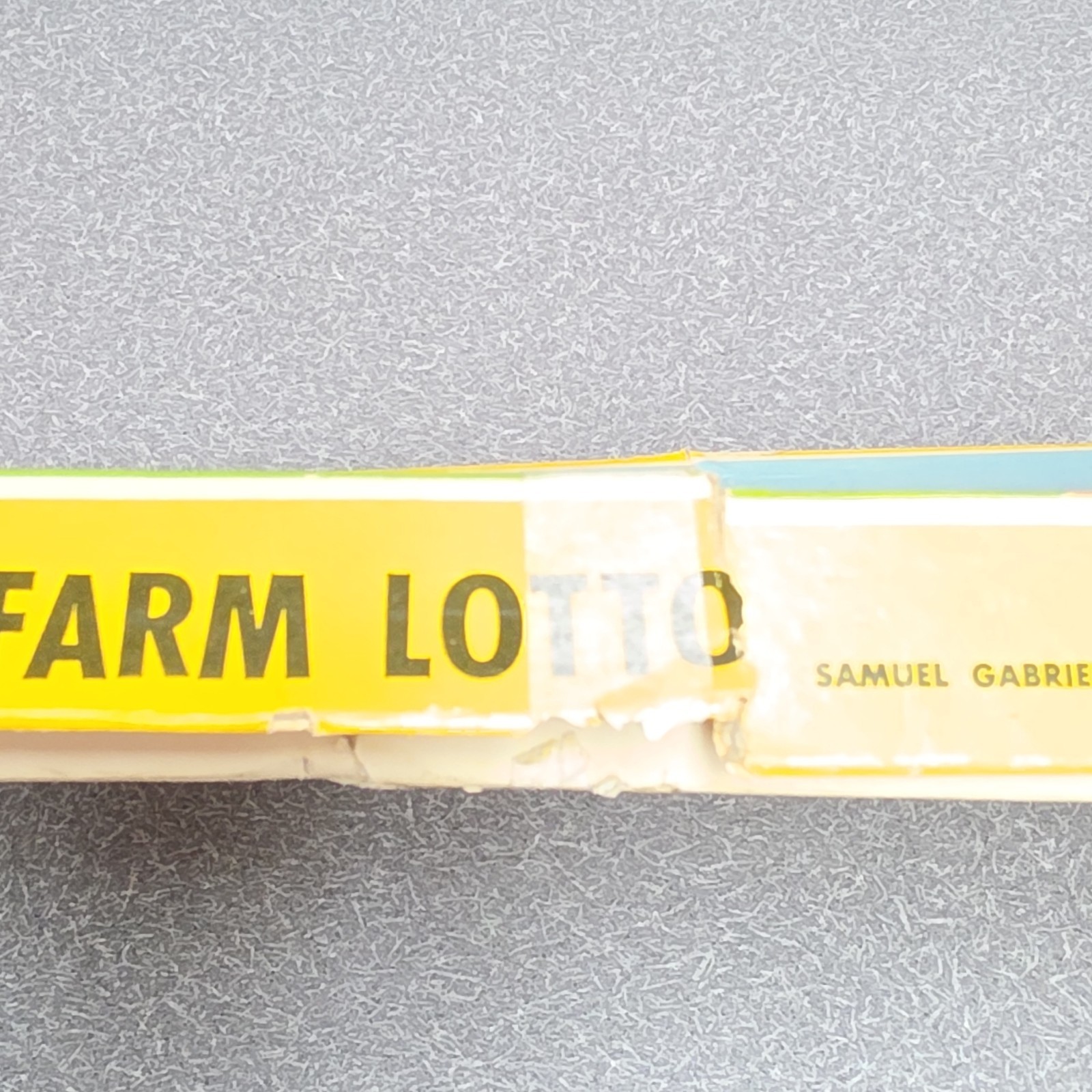 Gabriel On the Farm Lotto Children’s Game, Farm Theme, Ages 4-8, 1958 MPN 233