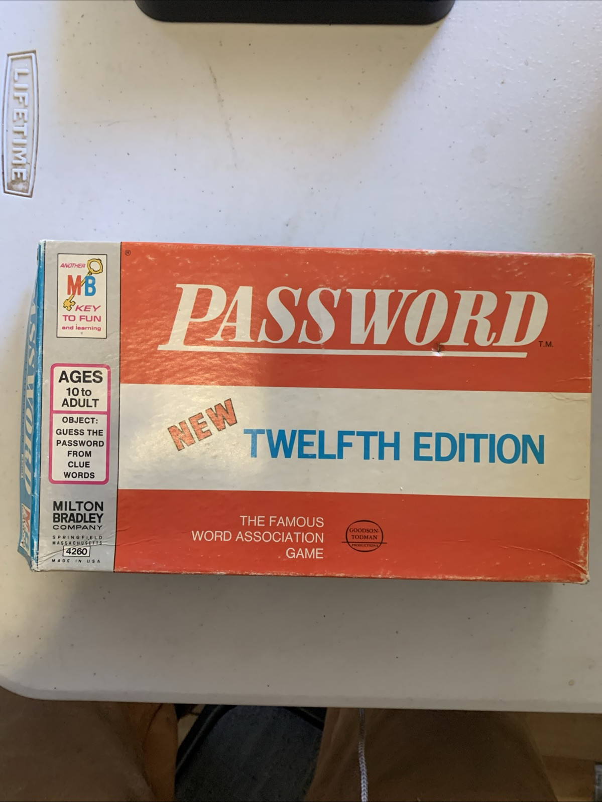 Vintage 1970 Milton Bradley PASSWORD Twelfth Edition 4260