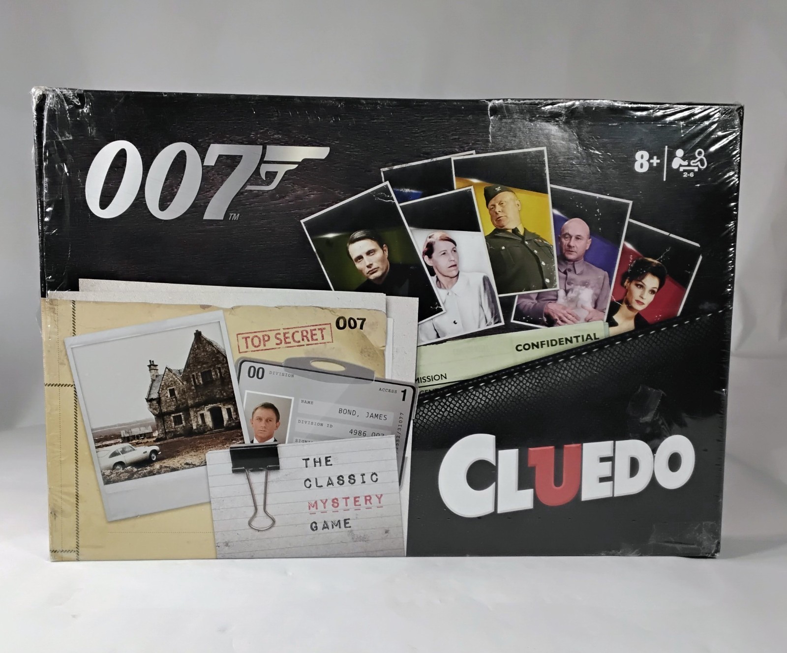 New Hasbro Cluedo 007 James Bond Indicia Classic Mystery Board Game Age 8+