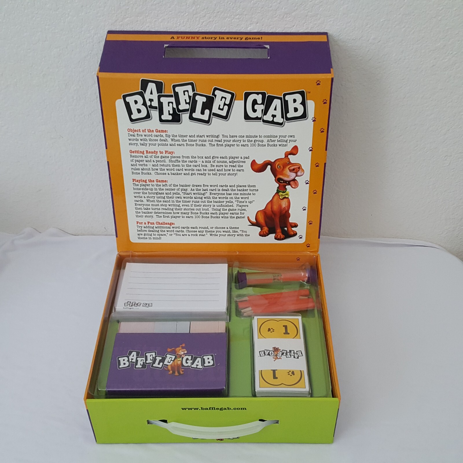 Baffle Gab Board Game Classroom Group Party Funny Story Word Limited Edition….