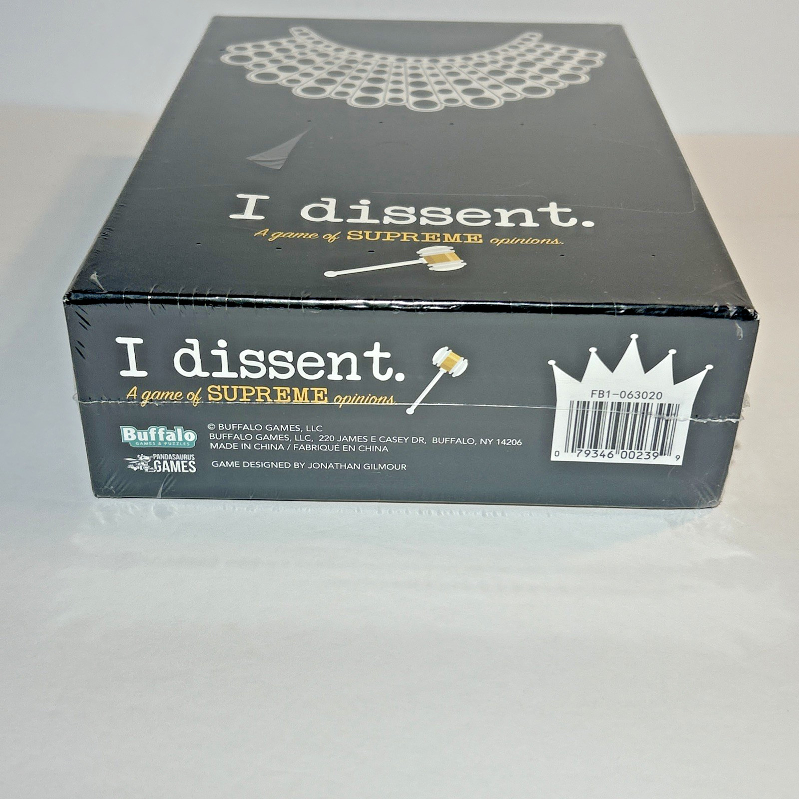 NEW SEALED I Dissent Board Game A Game of Supreme Opinions Ruth Bader Ginsberg