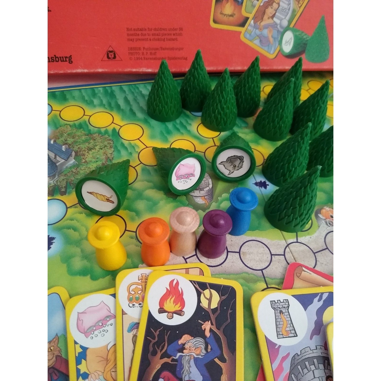 Enchanted Forest Board Game Complete Ravensburger 1994