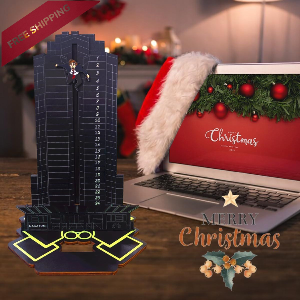 Die Hard Advent Calendar,2026Christmas Black Calendar