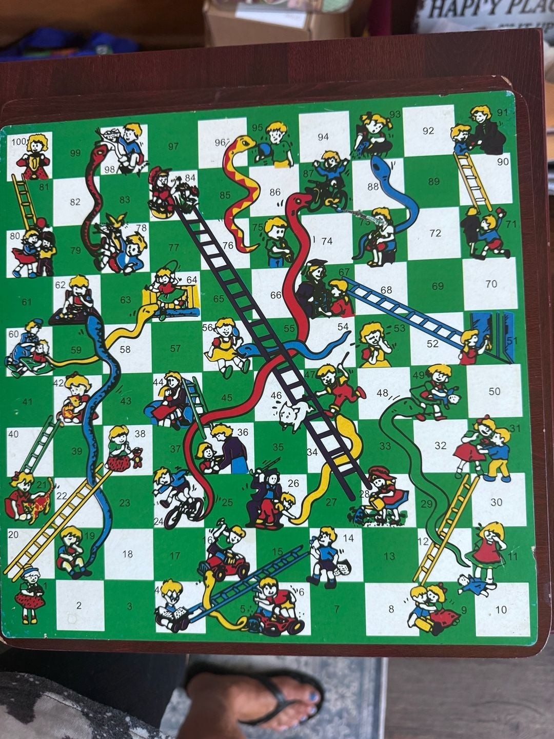 Wooden Multi-Game Board with Storage Drawer for 7-in-1 Classic Games