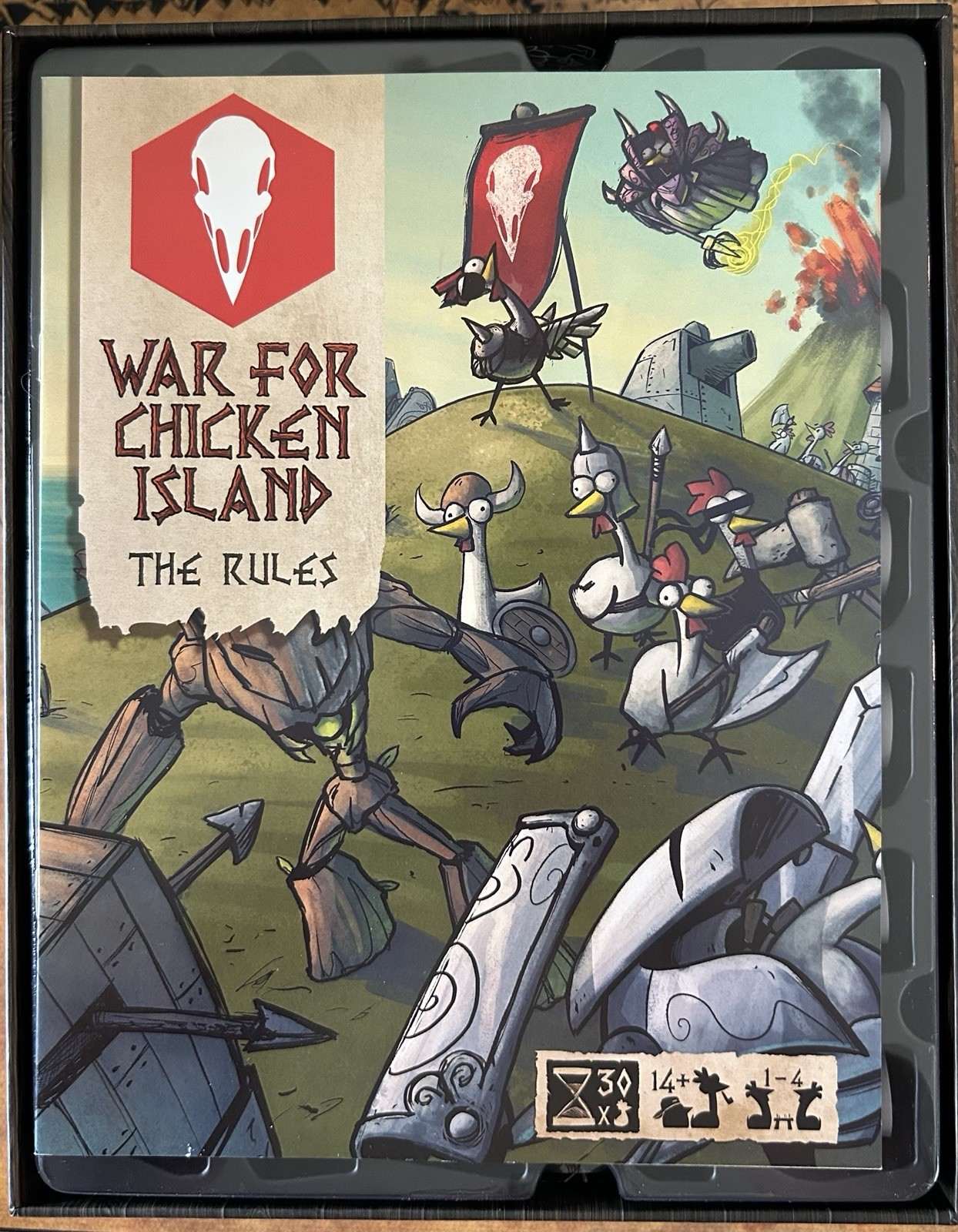 War for Chicken Island Board Game Kickstarter Exclusive Content Complete