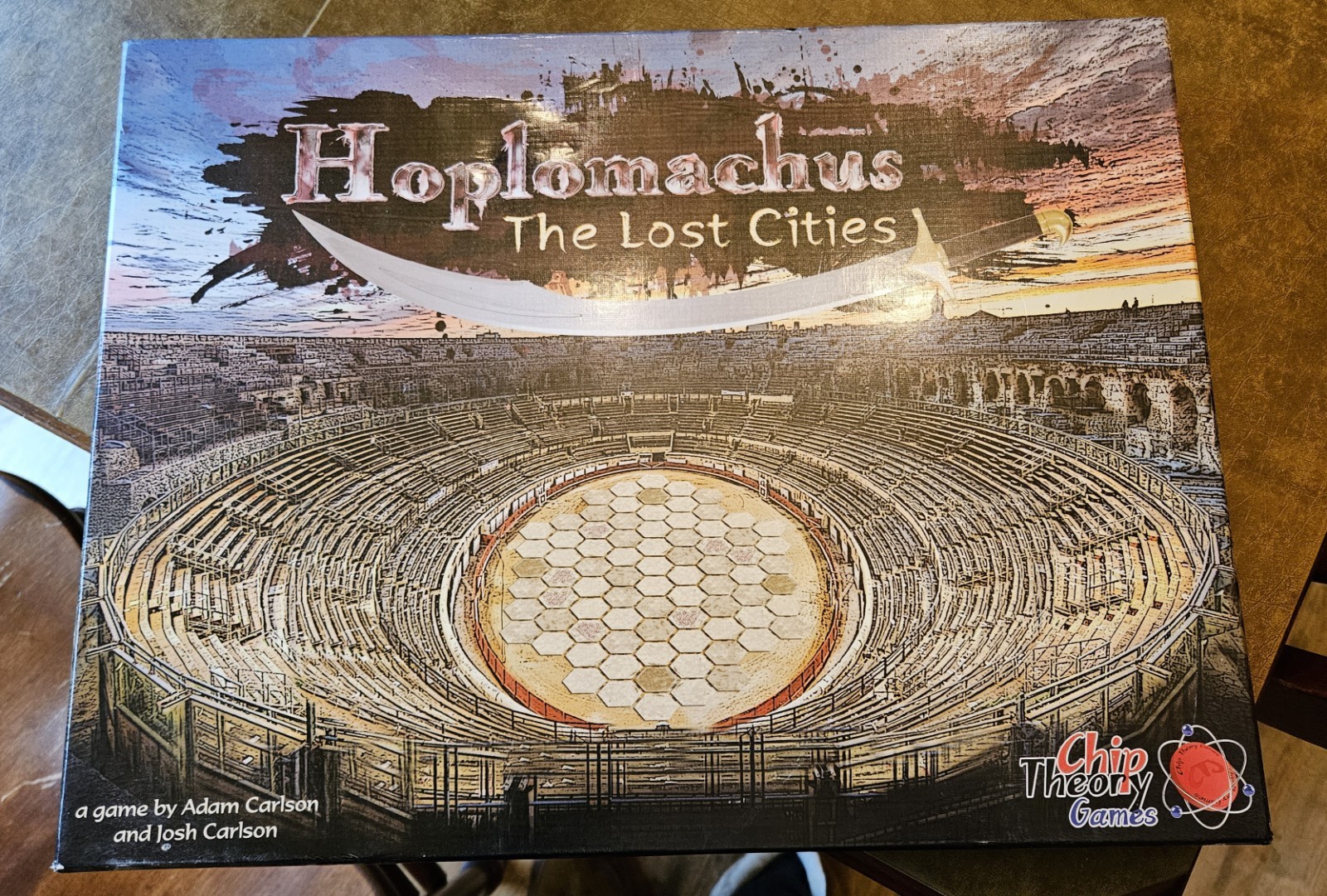 Hoplomachus The Lost Cities Board Game – 2012 Chip Theory Games – Never Played