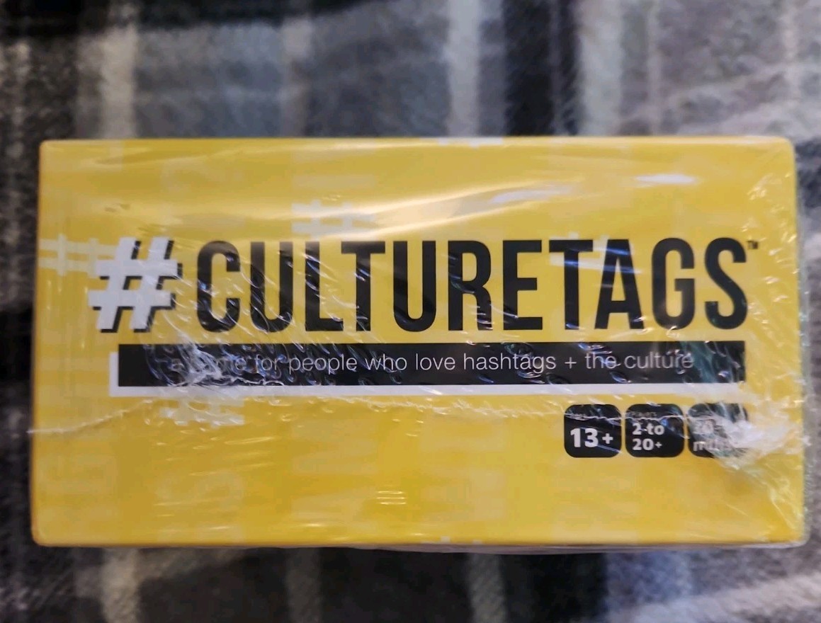 CULTURE TAGS, GAME, Sealed-Brand New sealed #