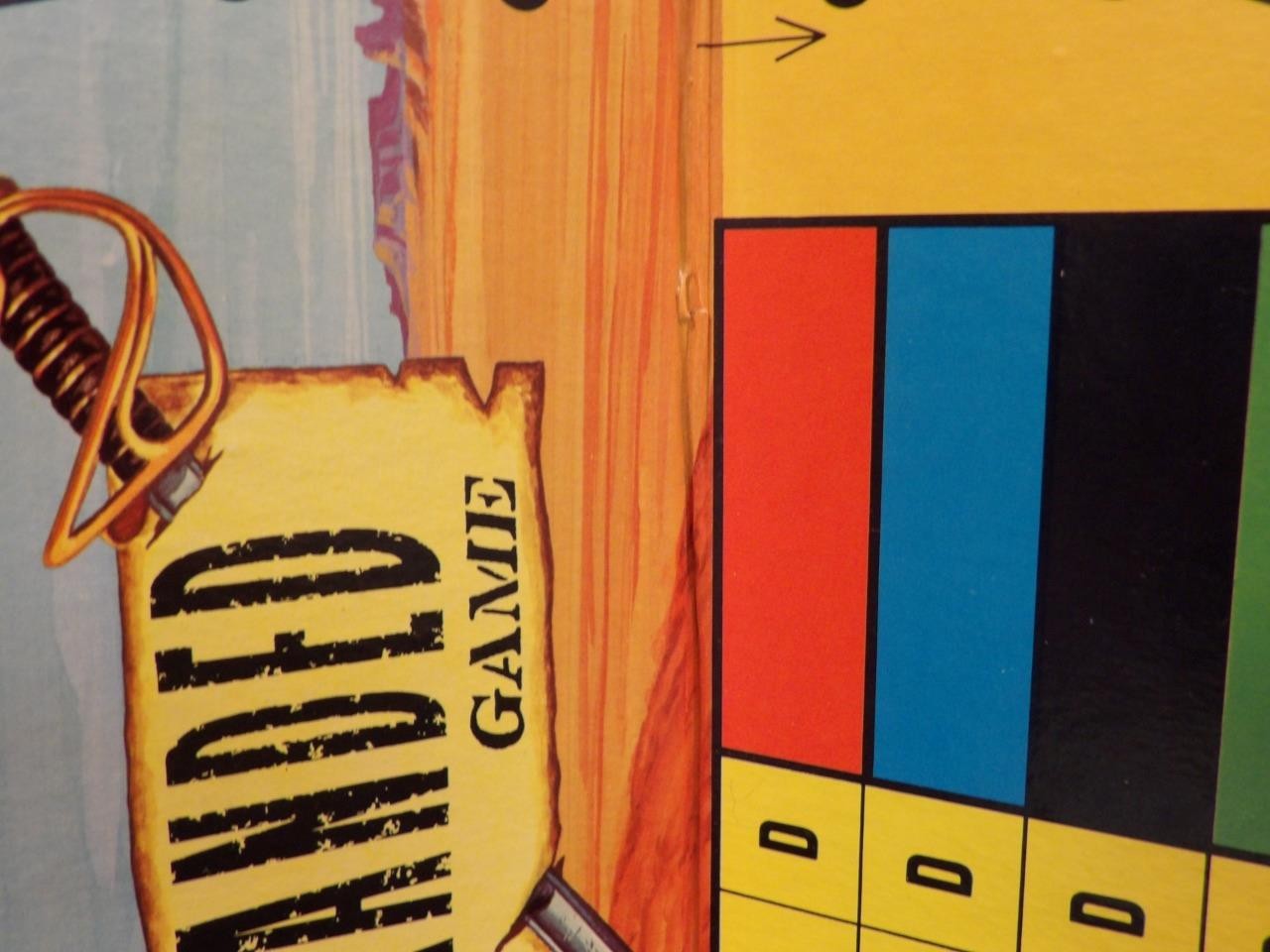1966 BRANDED CHUCK CONNERS WESTERN COWBOY TV BOARD GAME MILTON BRADLEY COMPLETE