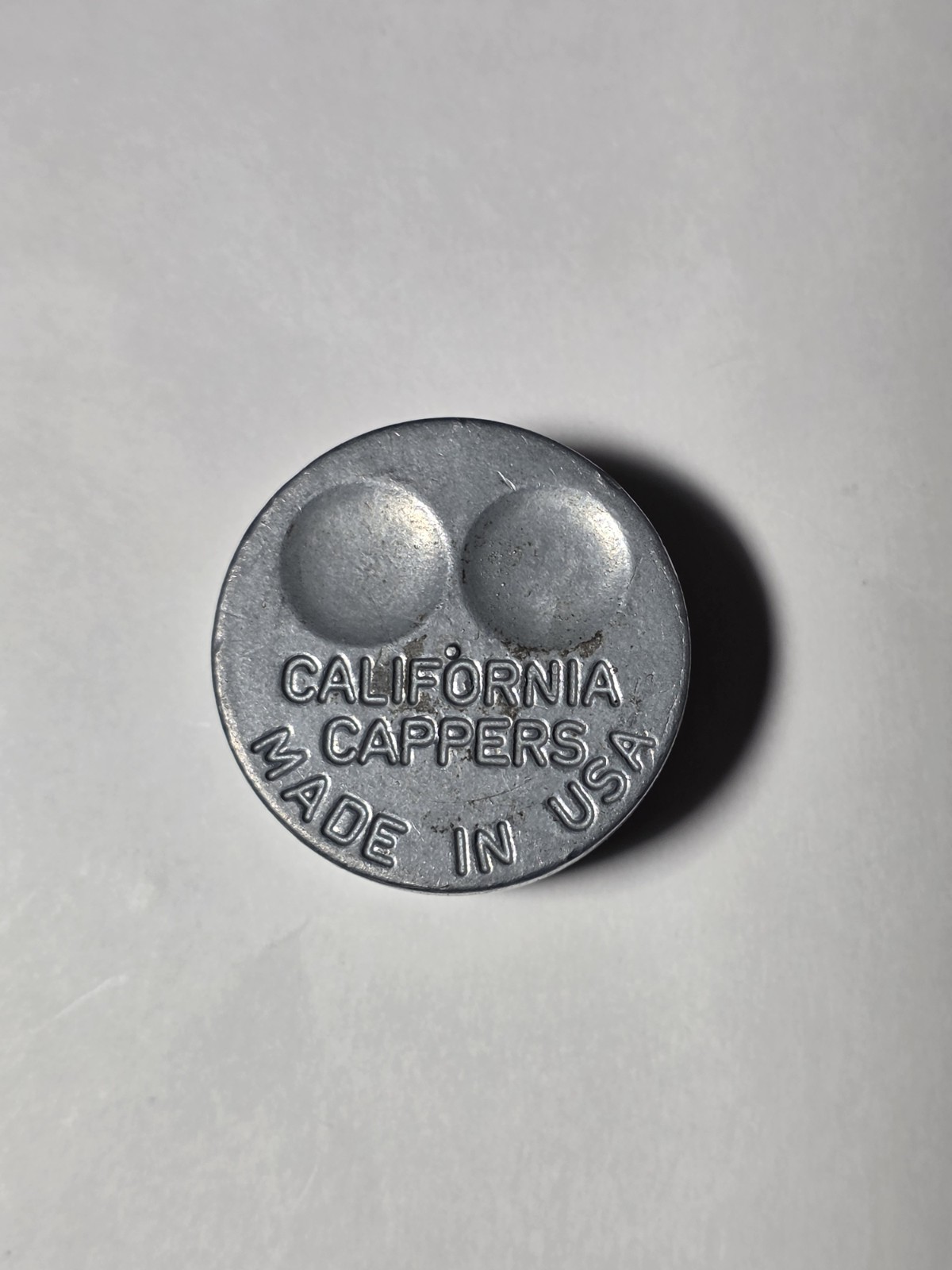 MASSIVE VINTAGE HEAVY METAL POISON CALI CAPPERS POG SLAMMER OVER 7oz!! RARE