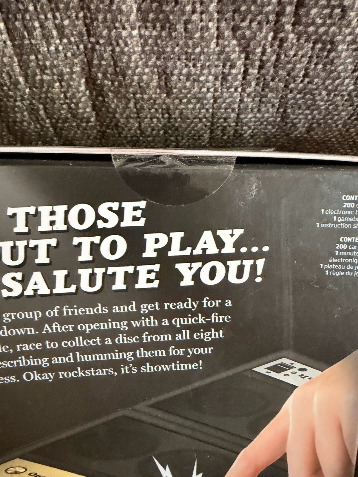 Big Potato Games Rolling Stone Rock & Roll Party Game Electronic Buzzer NIB