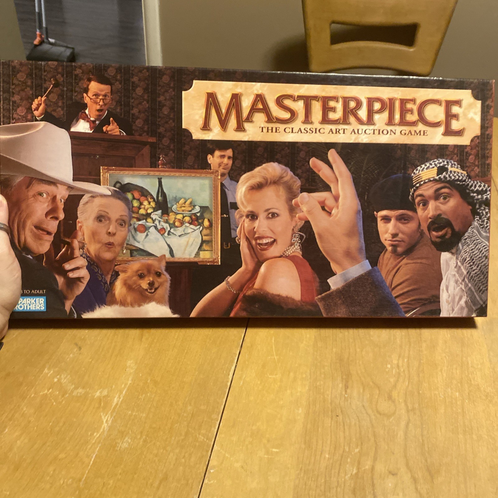 COMPLETE W/O EASEL 1996 Masterpiece Classic Art Auction Parker Brothers Game