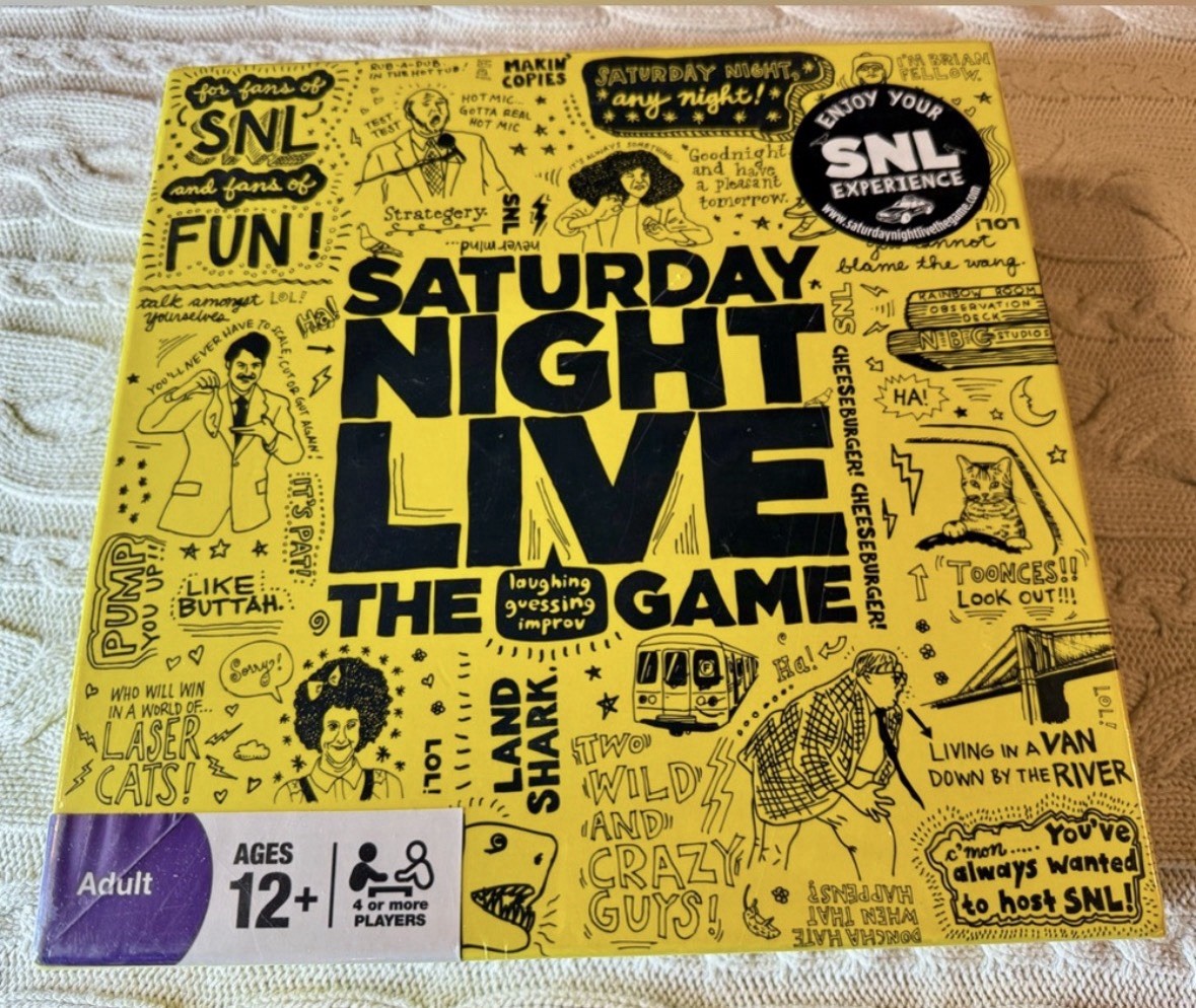 Discovery Toys Saturday Night Live The Game Party Board, Timers, Cue Cards #1272