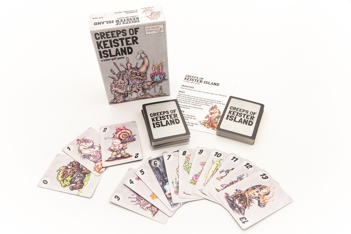Creeps of Keister Island Card Game by Gut Bustin’ Games.