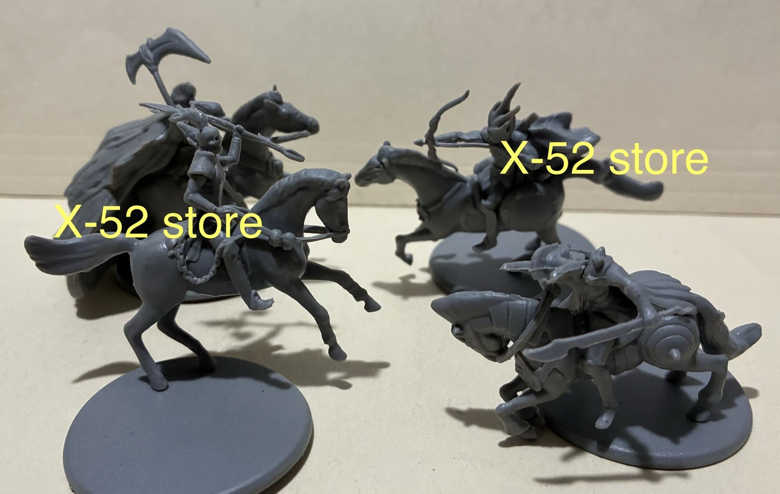 Secrets of Lost Tomb game 16 miniature figure set Great Apocalypse 4 Horsemen