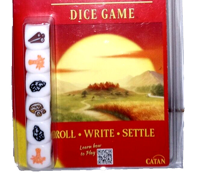Catan Dice Game By Klaus Teuber – Cattan Studio (CN3120) – New in Package