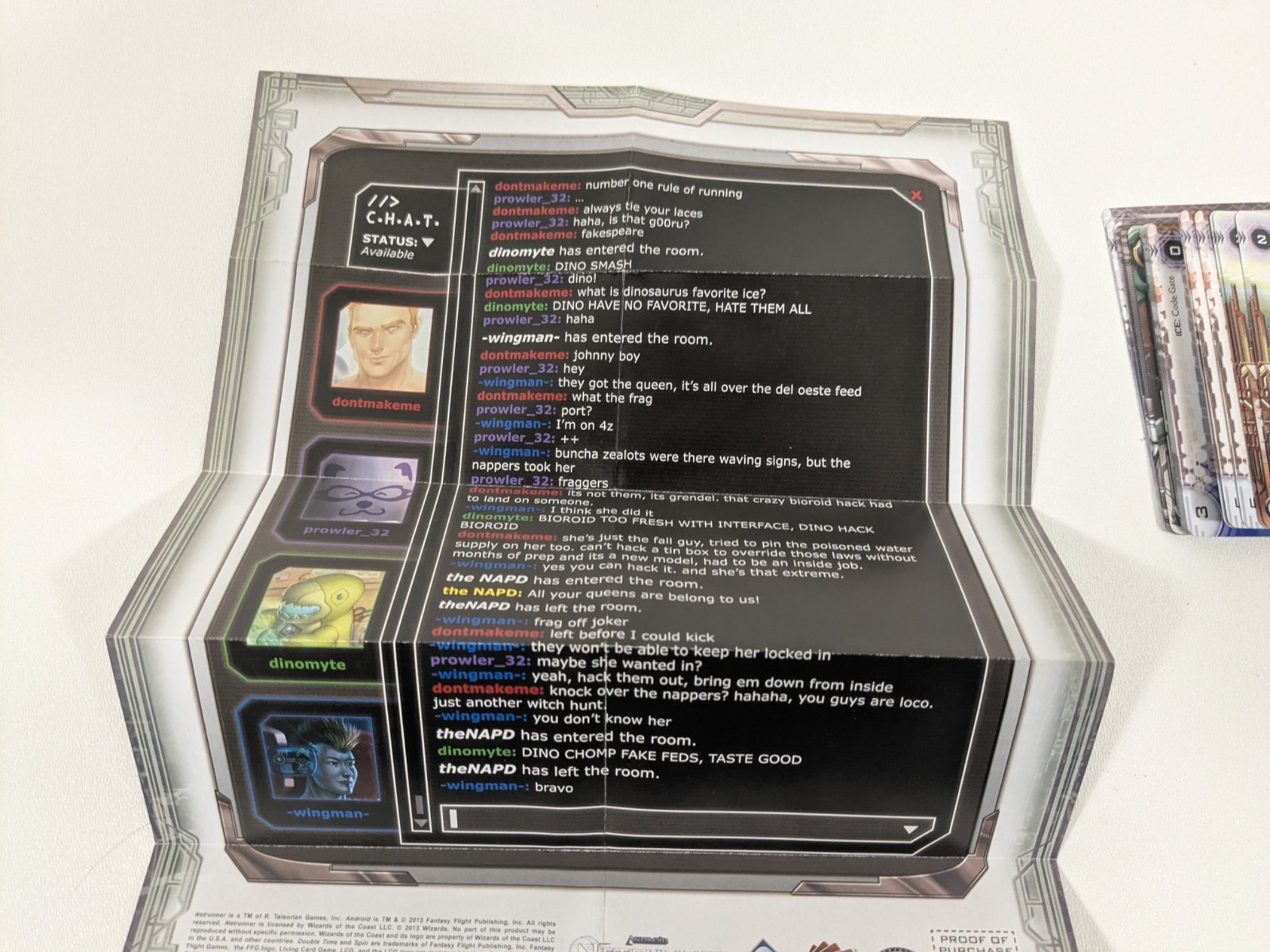Fantasy Flight Games Android Netrunner Card Game LCG Double Time + Insert