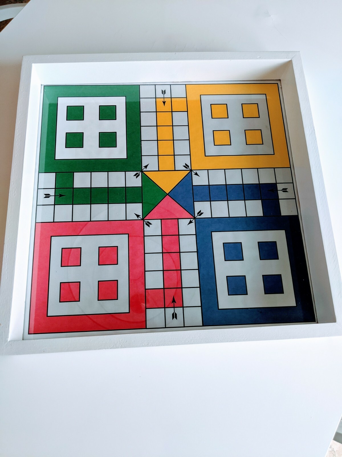 Ludo game board Glass Ludo Pachisi Dayakattam ludi Parcheesi Fei Xing Qi