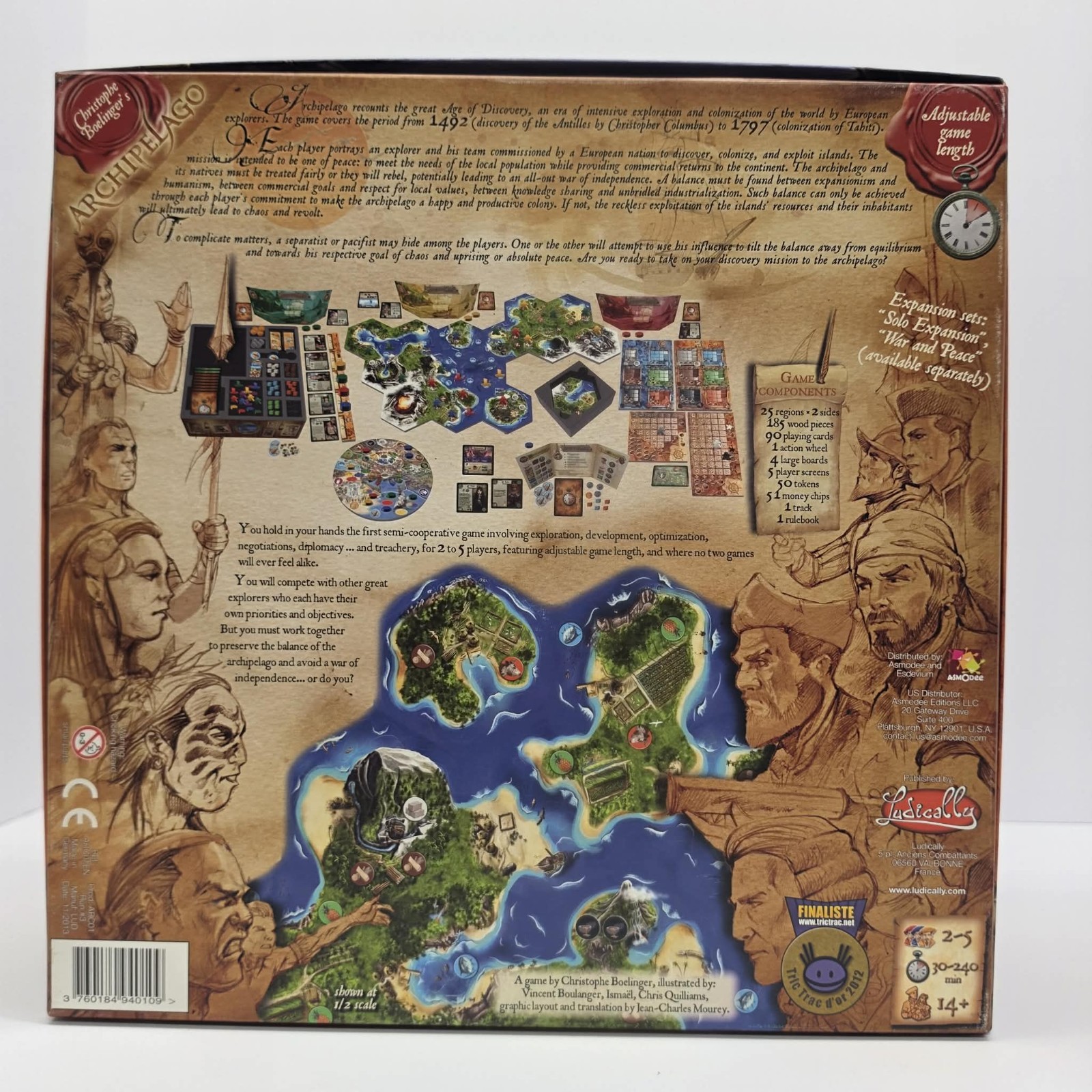 Archipelago Board Game By Christophe Boelinge Out Of Print Excelent Condition