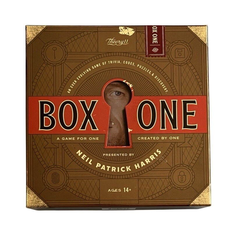 Box One Game Neil Patrick Harris Solo Theory11 Escape Room 100% Complete & Reset