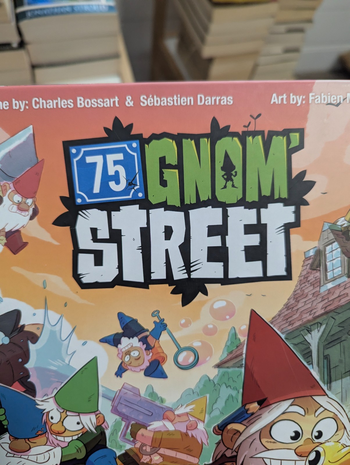 75 GNOM’ STREET Board Game 100% COMPLETE 2016 Area Control Game GNOME