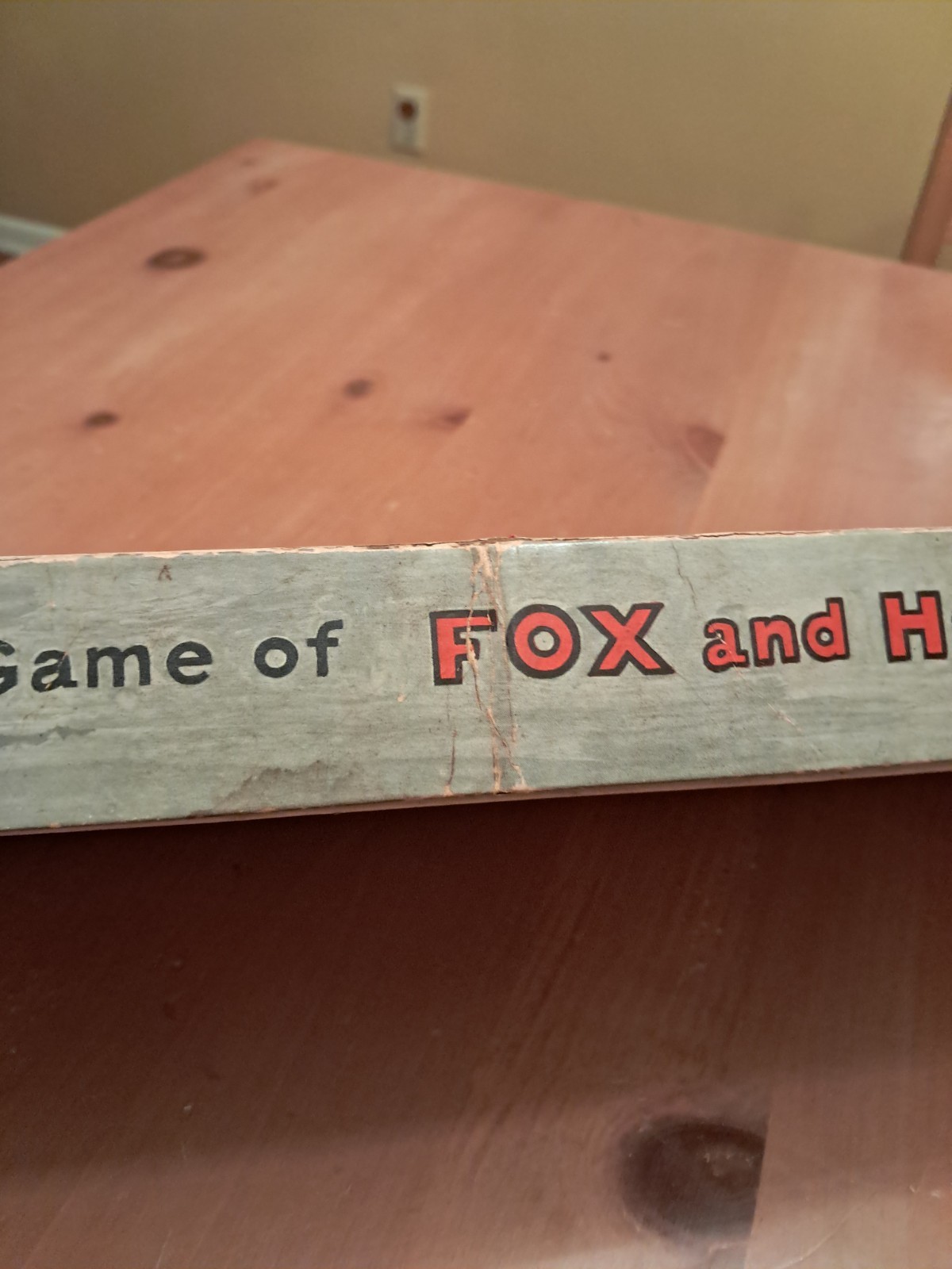 2 Vintage board games/tin toy Tipit by Wolverine & Fox and Hounds