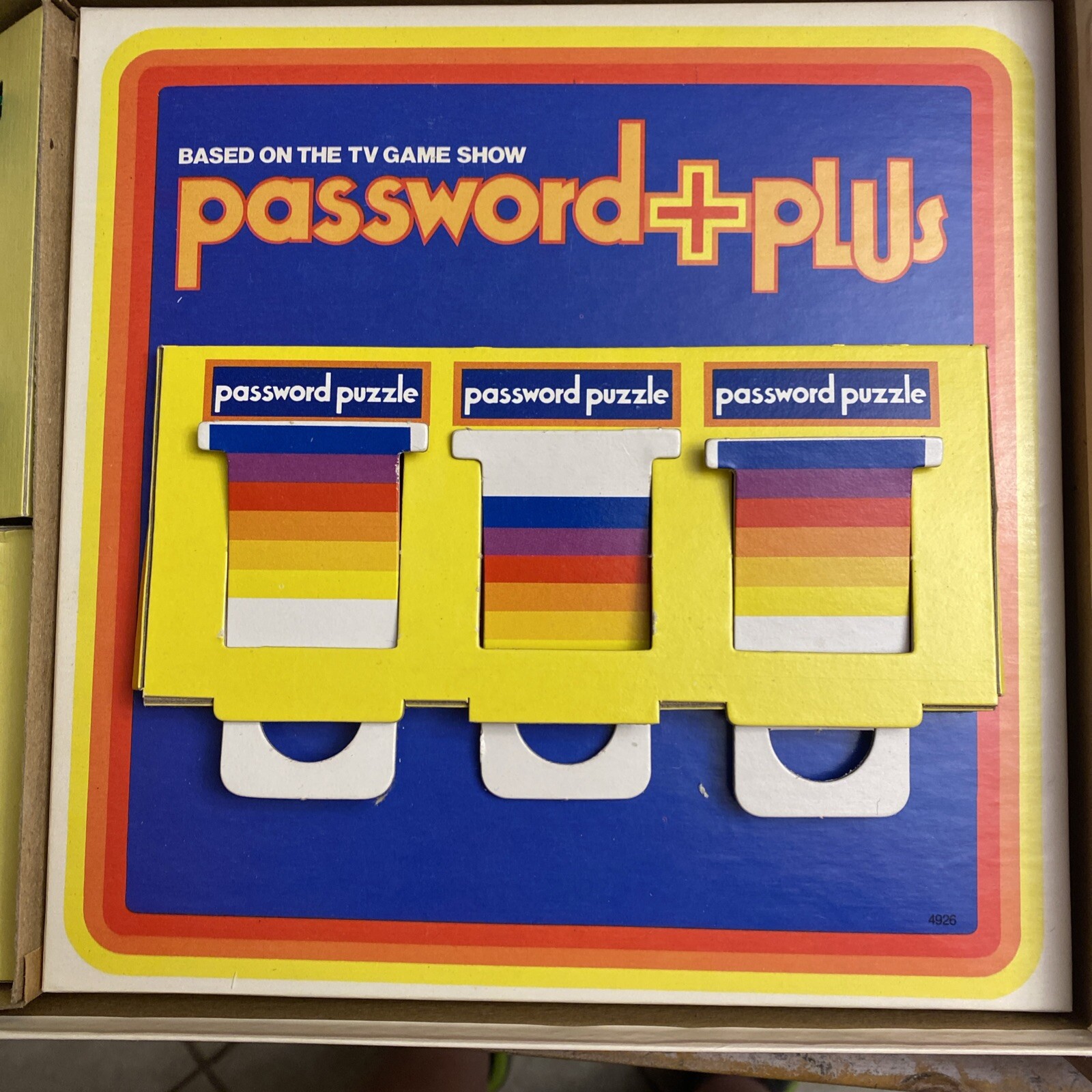 1978 Milton Bradley Password Plus Board Game First Edition Complete