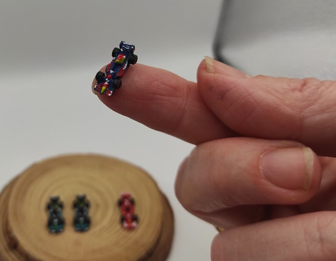 FORMULA D Artisan F 1 TEAMS 2024. 1 3D car Handmade painting. Board Game.