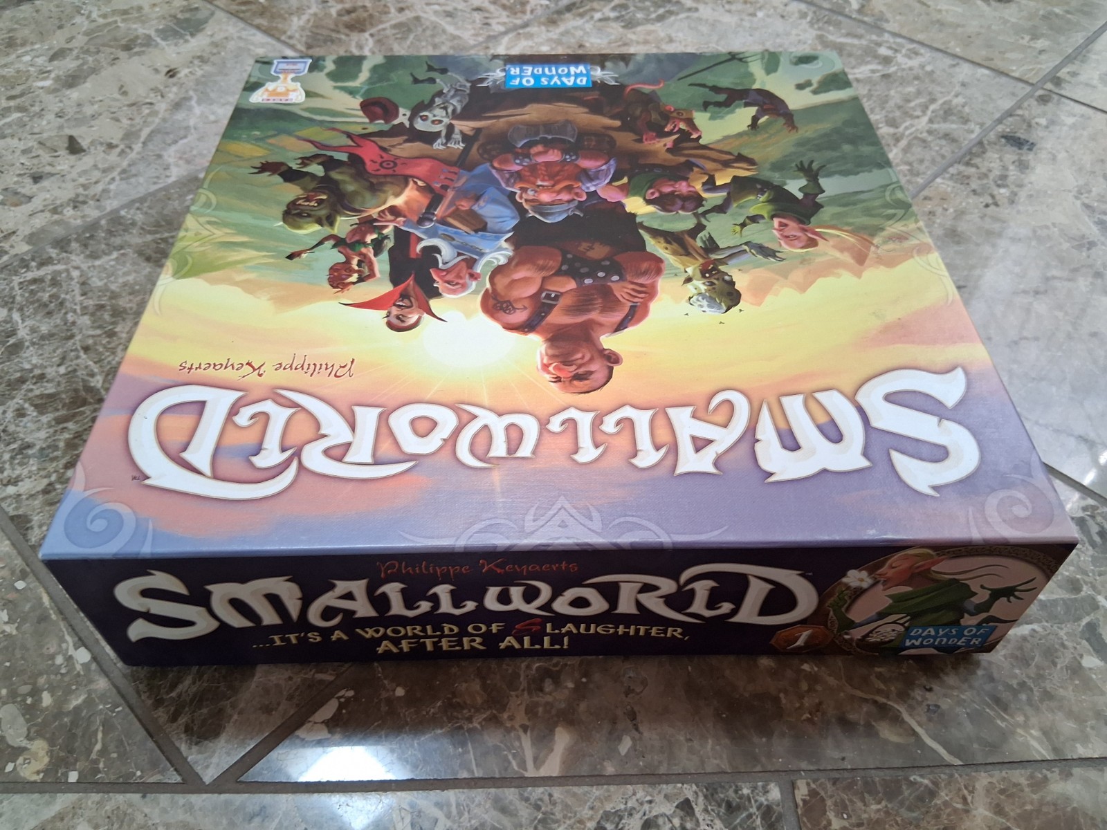 SMALL WORLD Board Game By Fantasy Philippe Keyaerts Days of Wonder EXCELLENT!