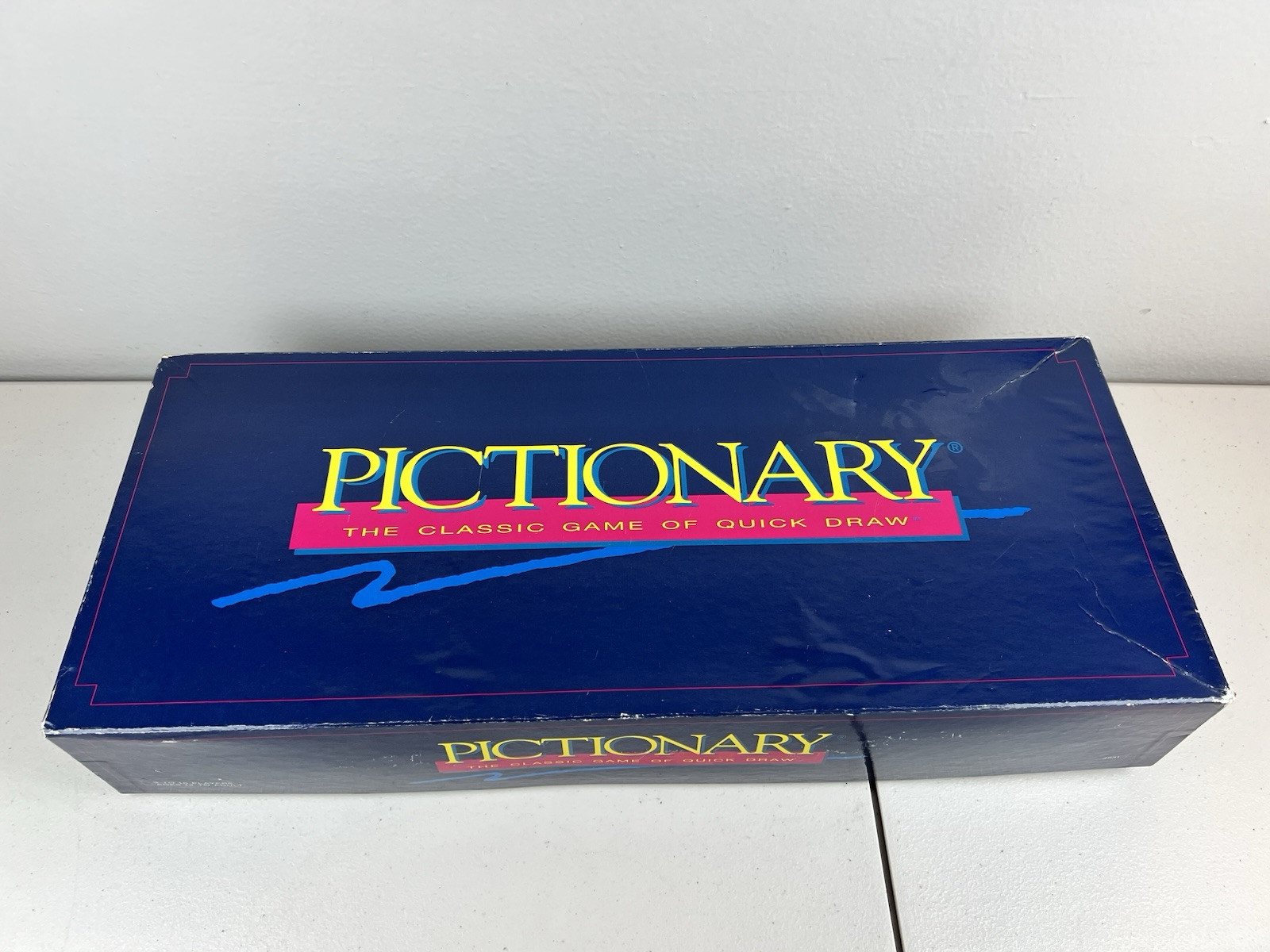 Vintage PICTIONARY 1993 Classic Board Game of Quick Draw Ships Complete