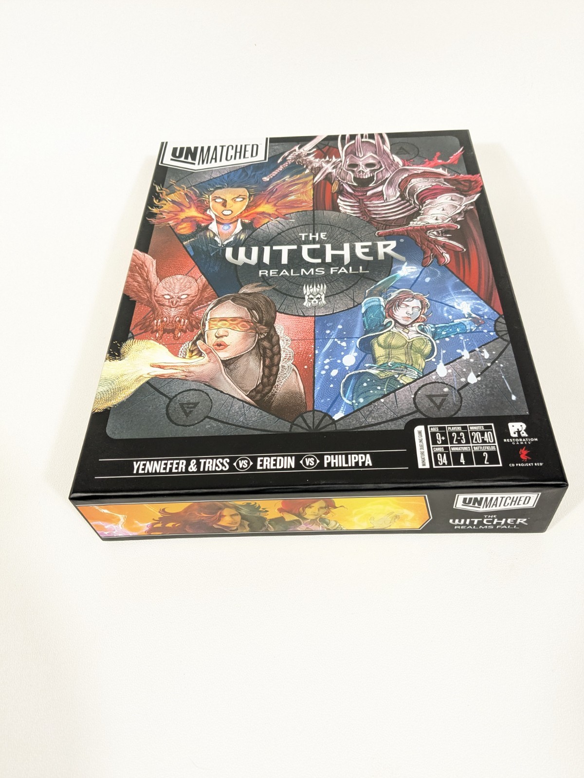Box Only! Unmatched Witcher Realms Fall Box Only! + Insert Great Art!