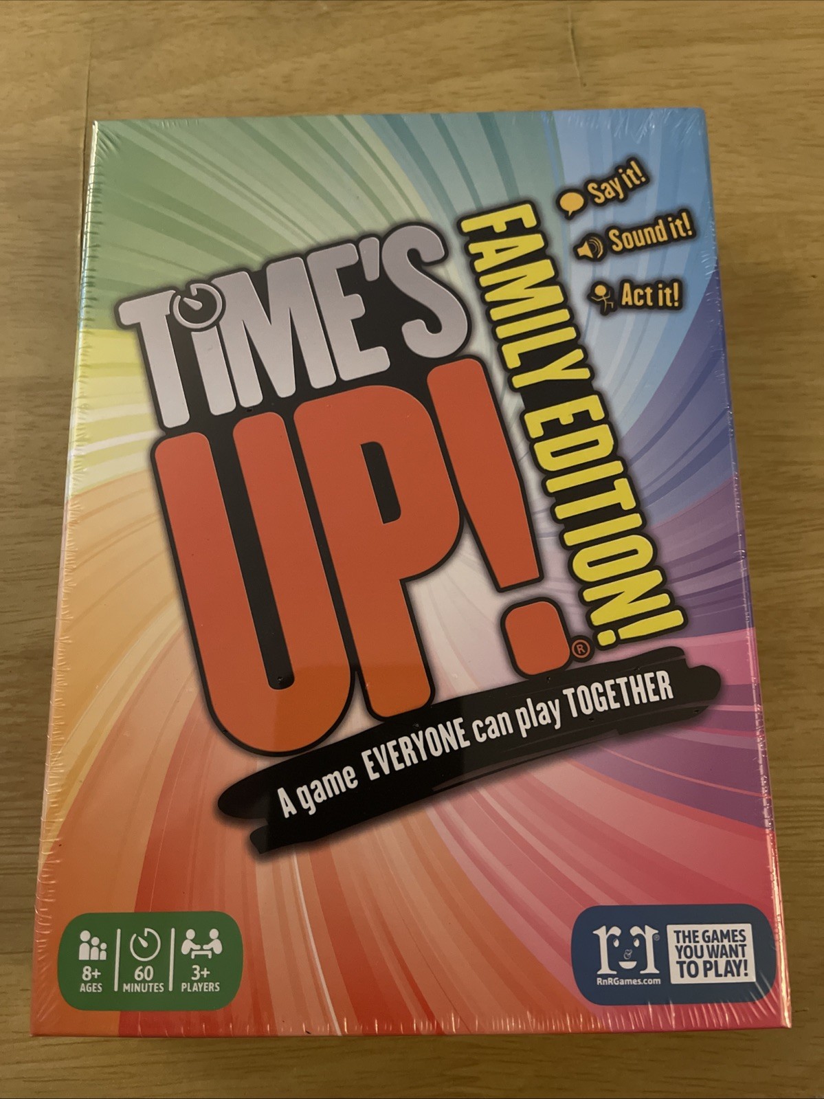Time’s Up Family Edition Party Family Game R & R Games Charades RRG983