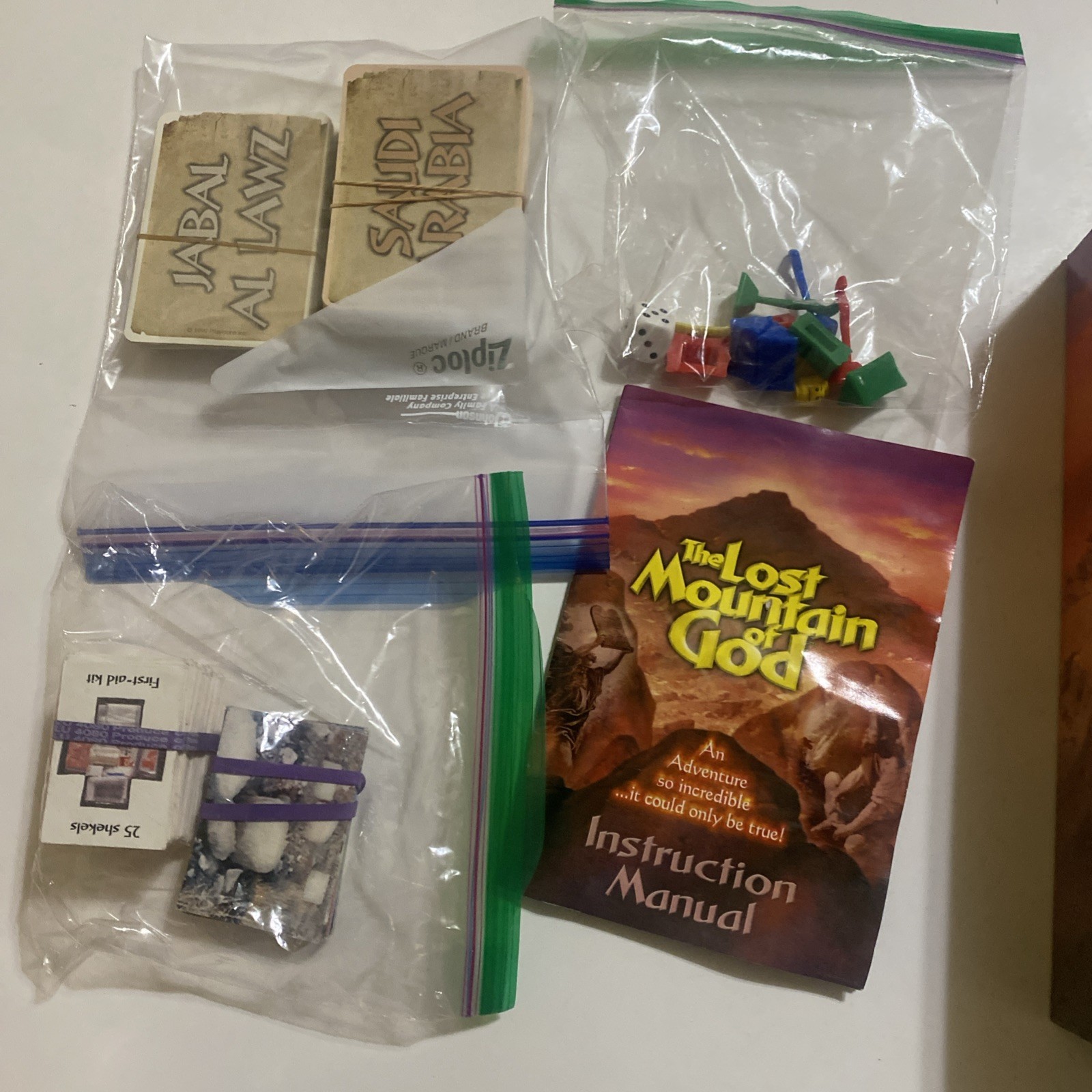Tommy Nelson The Lost Mountain of God Biblical Adventure Board Game *Read*