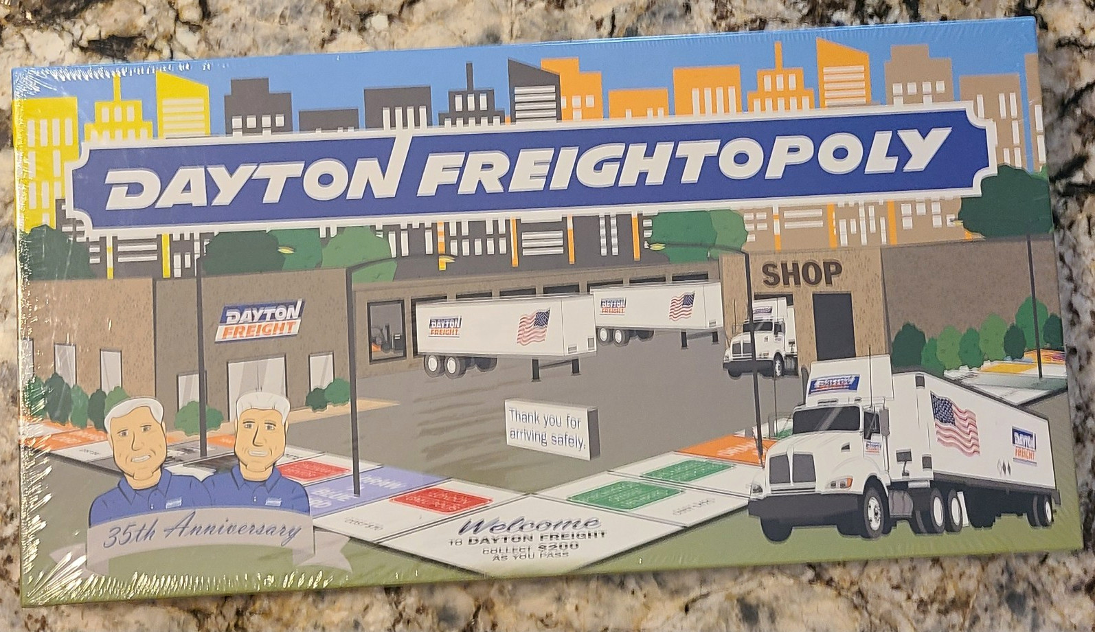 Dayton Freight Dayton Freightopoly 35th Anniversary Board Game 2-6 8+
